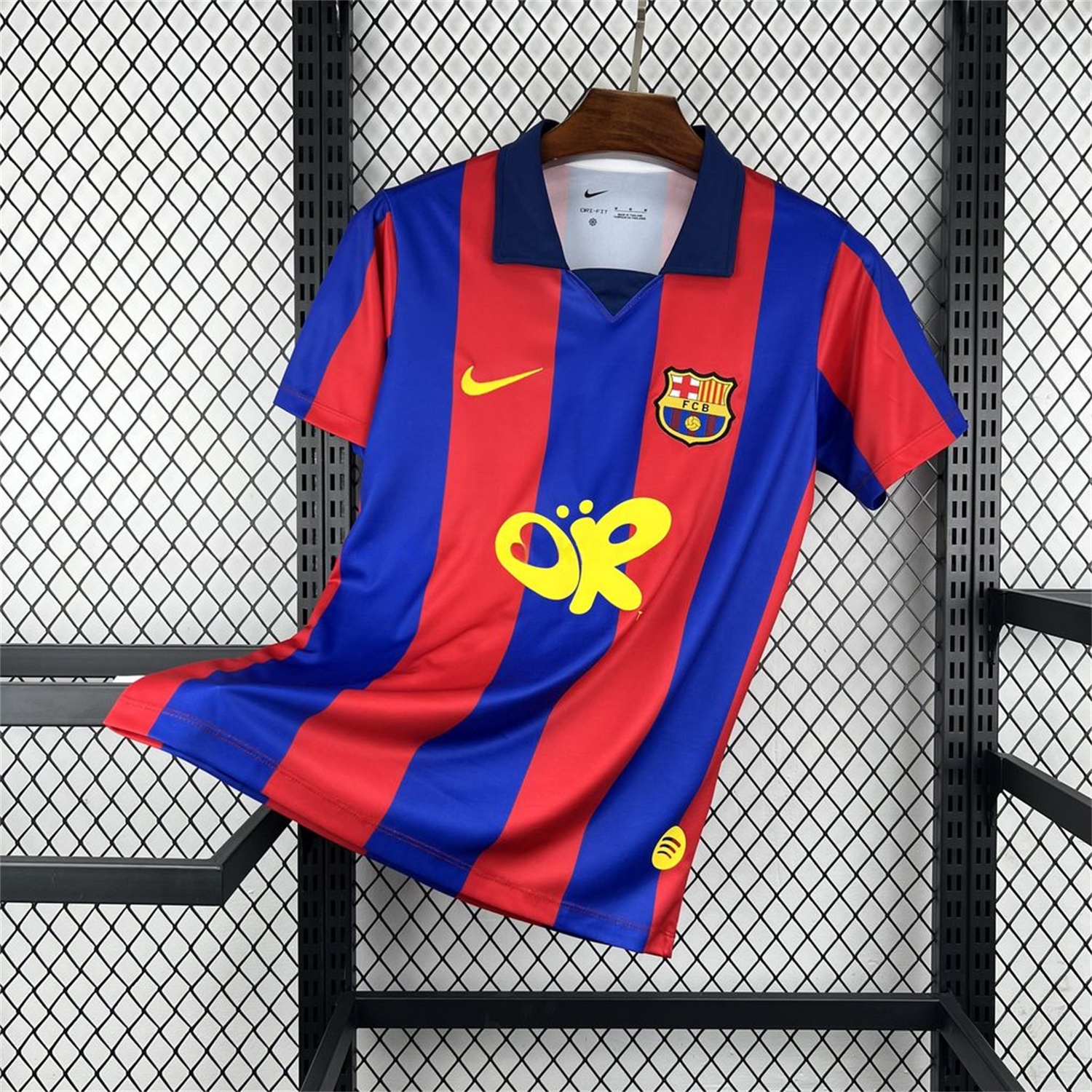 Retro Barcelona 2003-04 x Olivia Rodrigo Co-Branded Home Jersey - Fans Version - JerseysGala