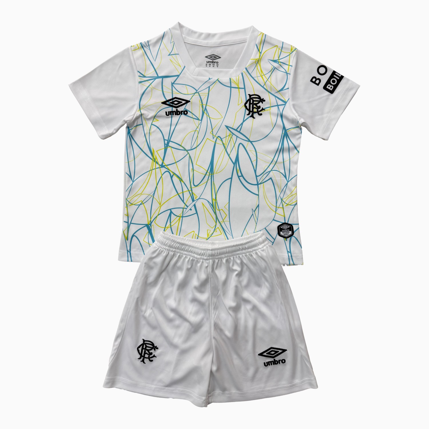 Glasgow Rangers 26-27 White Goalkeeper Kids Kit - JerseysGala