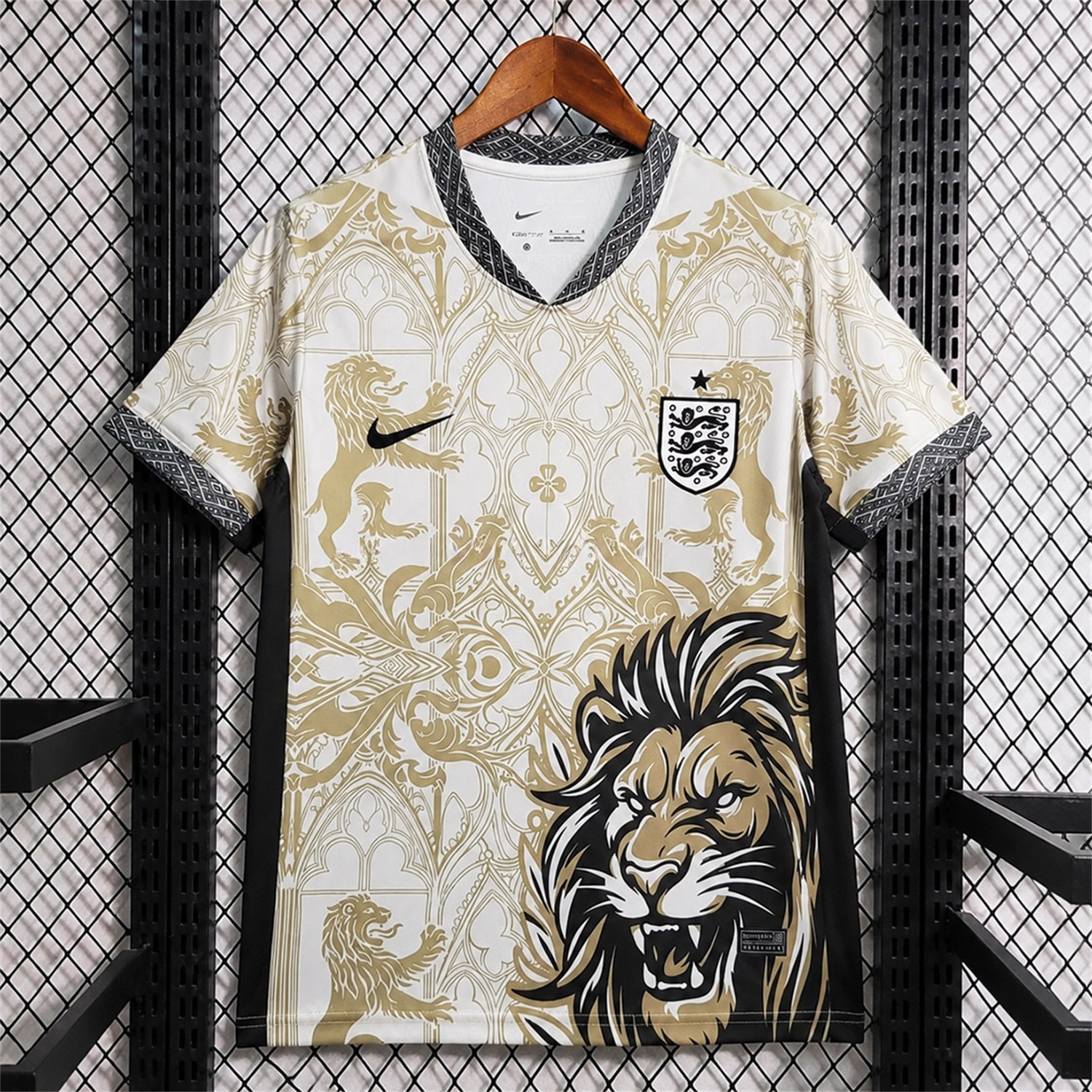 England 2026 Lion Gold Special Jersey - Fans Version - JerseysGala