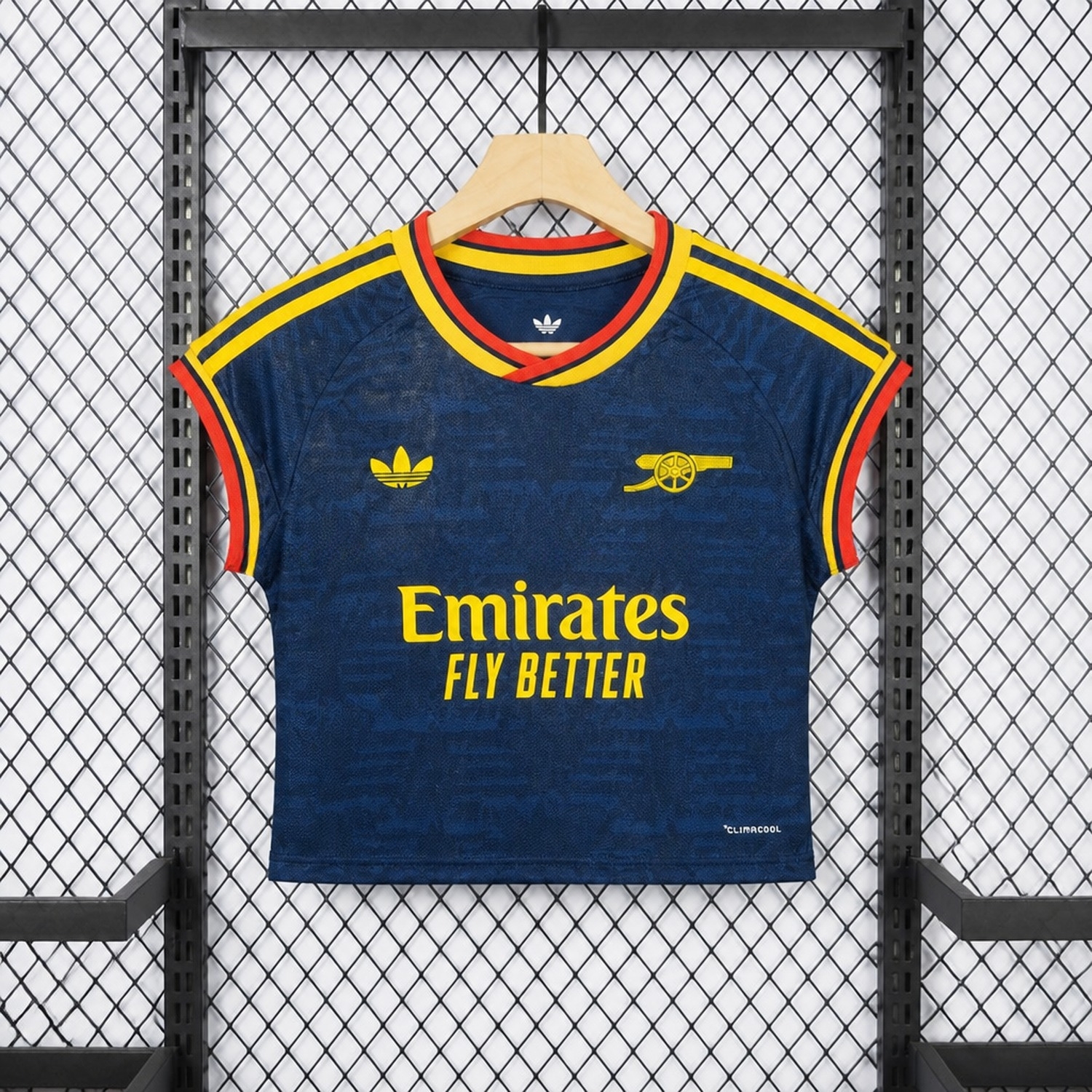 Women's Arsenal 26-27 Away Cropped Sleeveless Jersey - Fans Version - JerseysGala