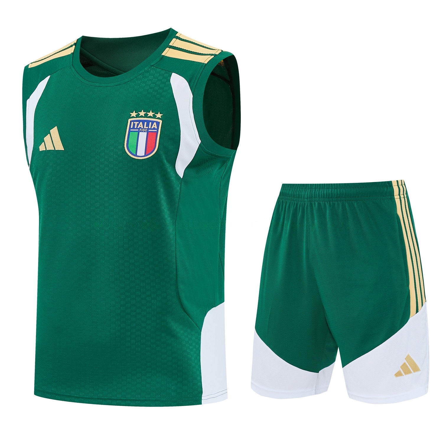 Italy 2026 Vest Training Set - Green Vest and Shorts - JerseysGala