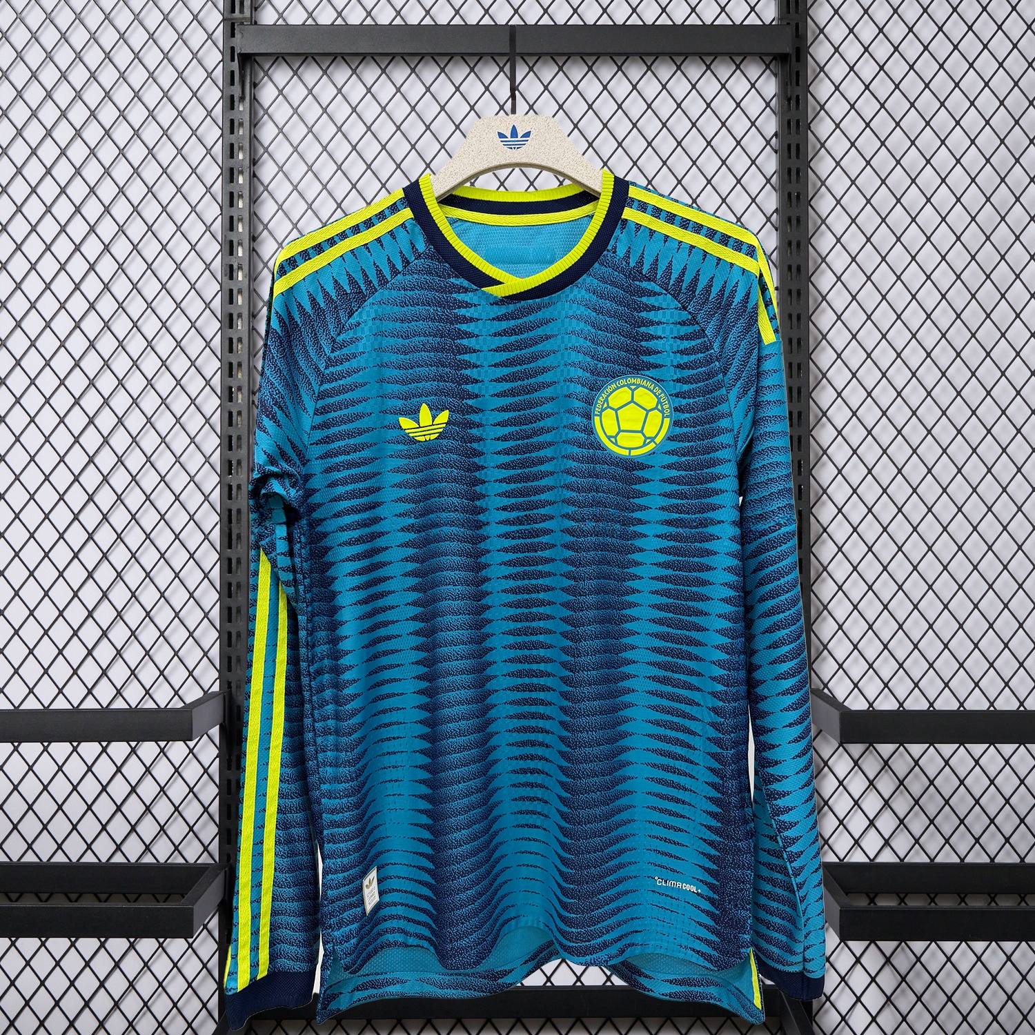 Colombia 2026 Away Blue Long Sleeves Jersey - Fans Version - JerseysGala
