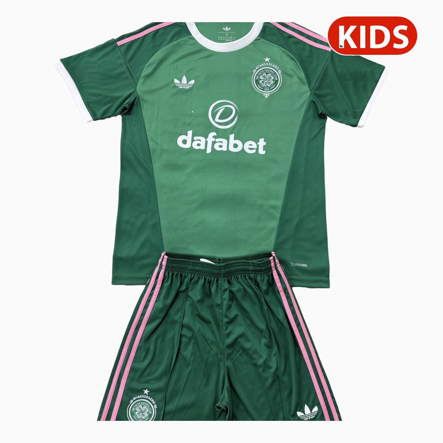 Celtic 26-27 Green Goalkeeper Kids Kit - JerseysGala