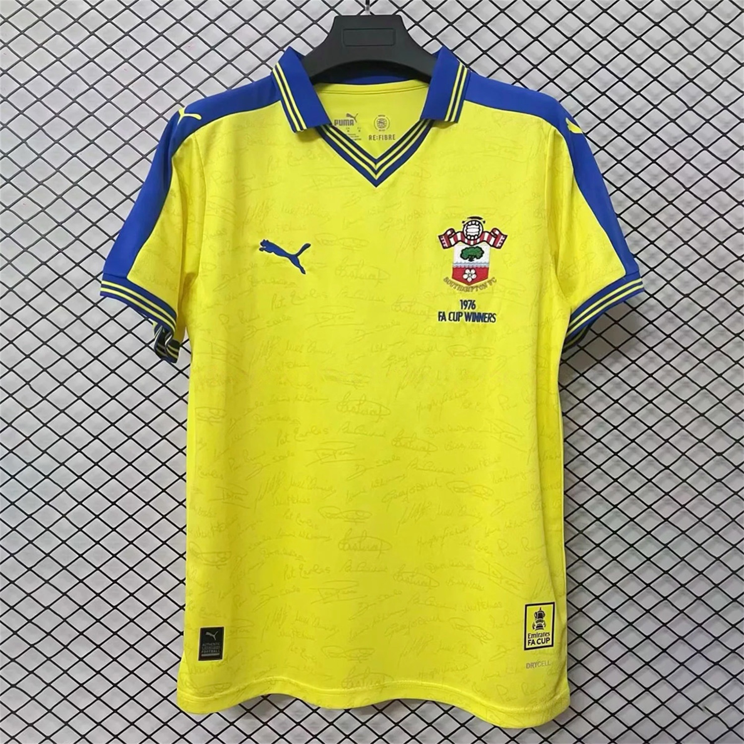 Southampton 26-27 50th Anniversary Yellow Jersey - Fans Version - JerseysGala