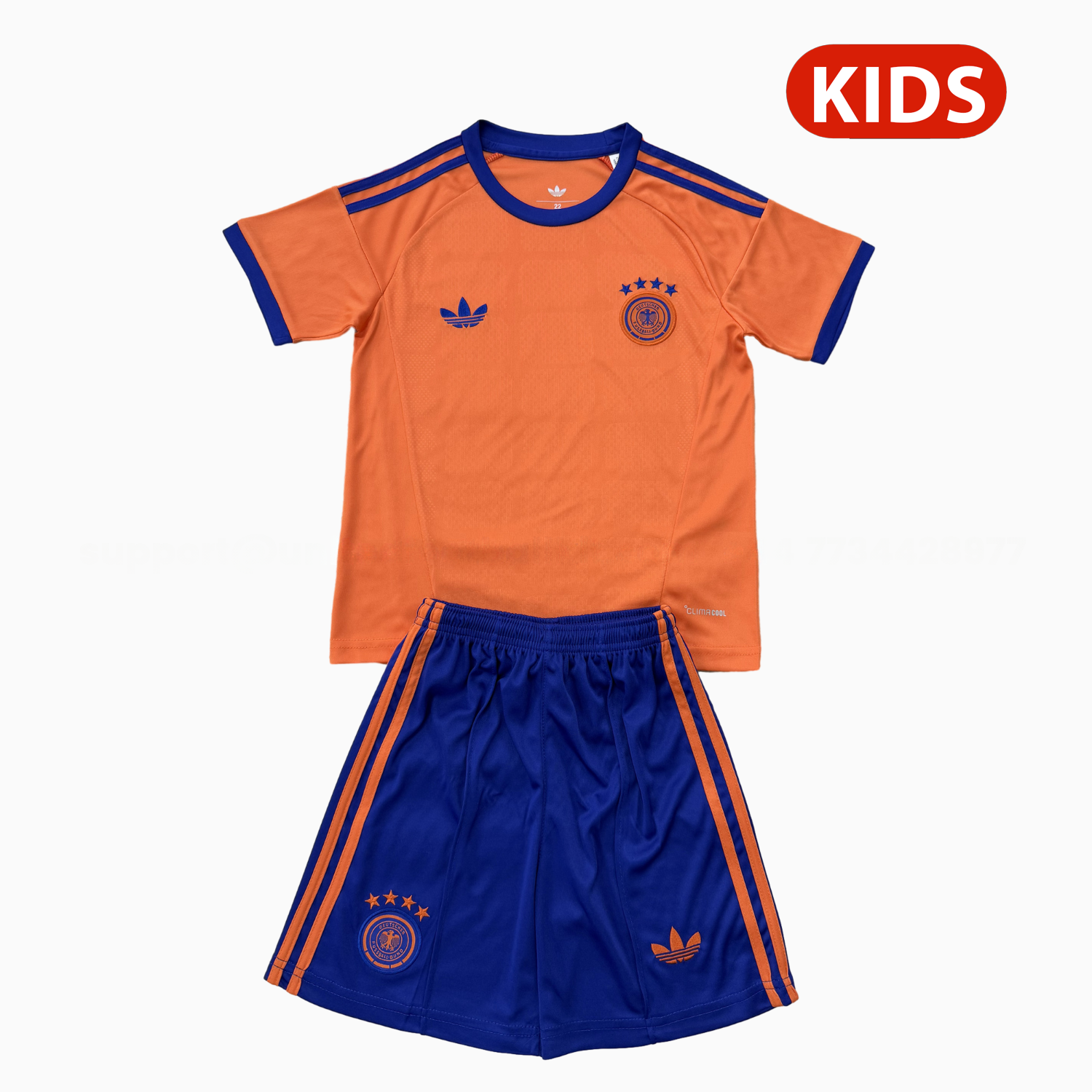 Germany 2026 Orange Goalkeeper Jersey Kids Kit - JerseysGala