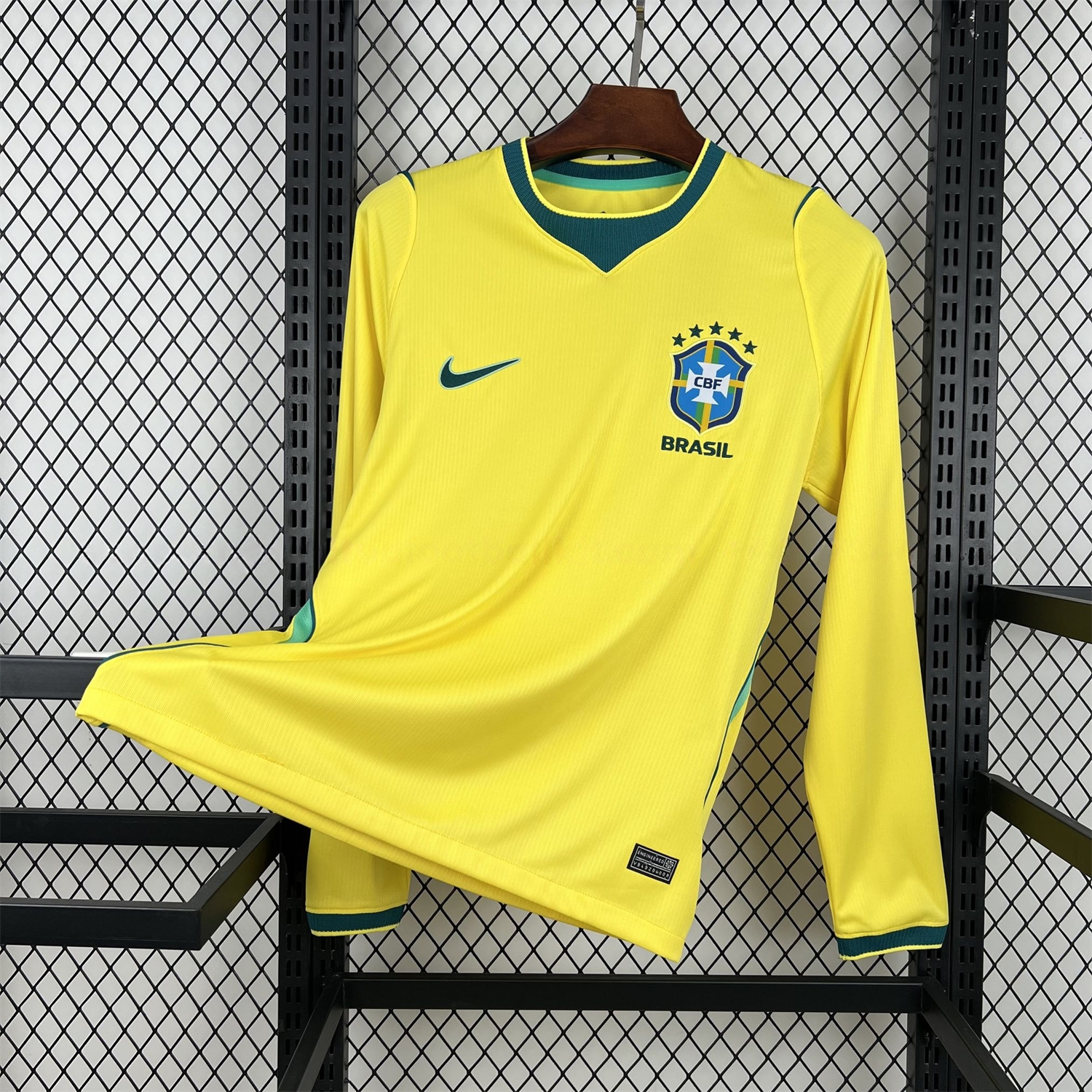 Brazil 2026 Home Long Sleeve Jersey - Fans Version - JerseysGala