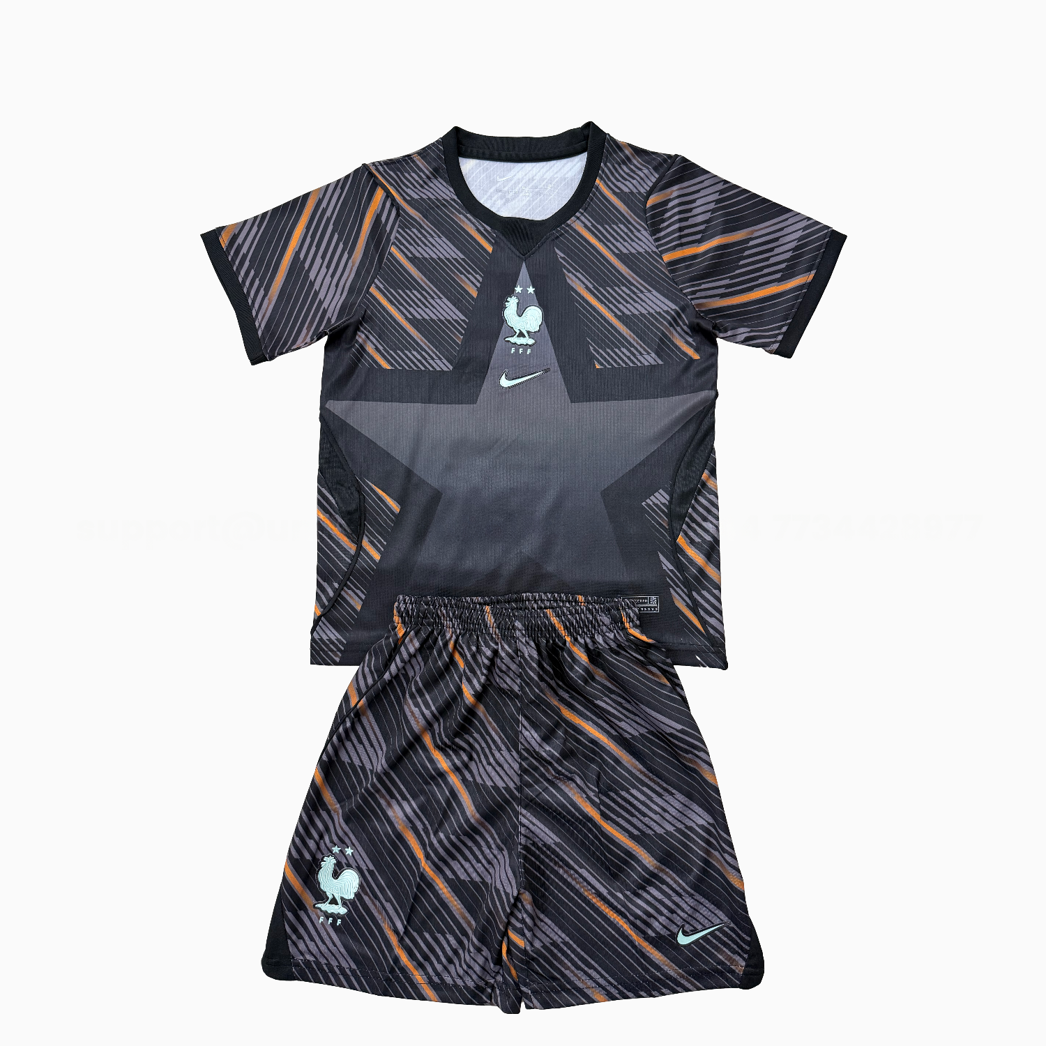 France 2026 Goalkeeper Black Men's Adult Jersey Set - Fans Version - JerseysGala