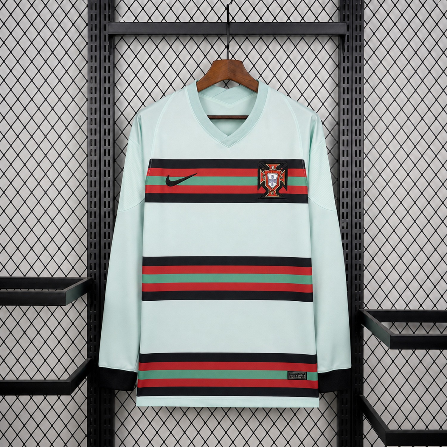 Retro Portugal 2020 Away Long Sleeves Jersey - JerseysGala
