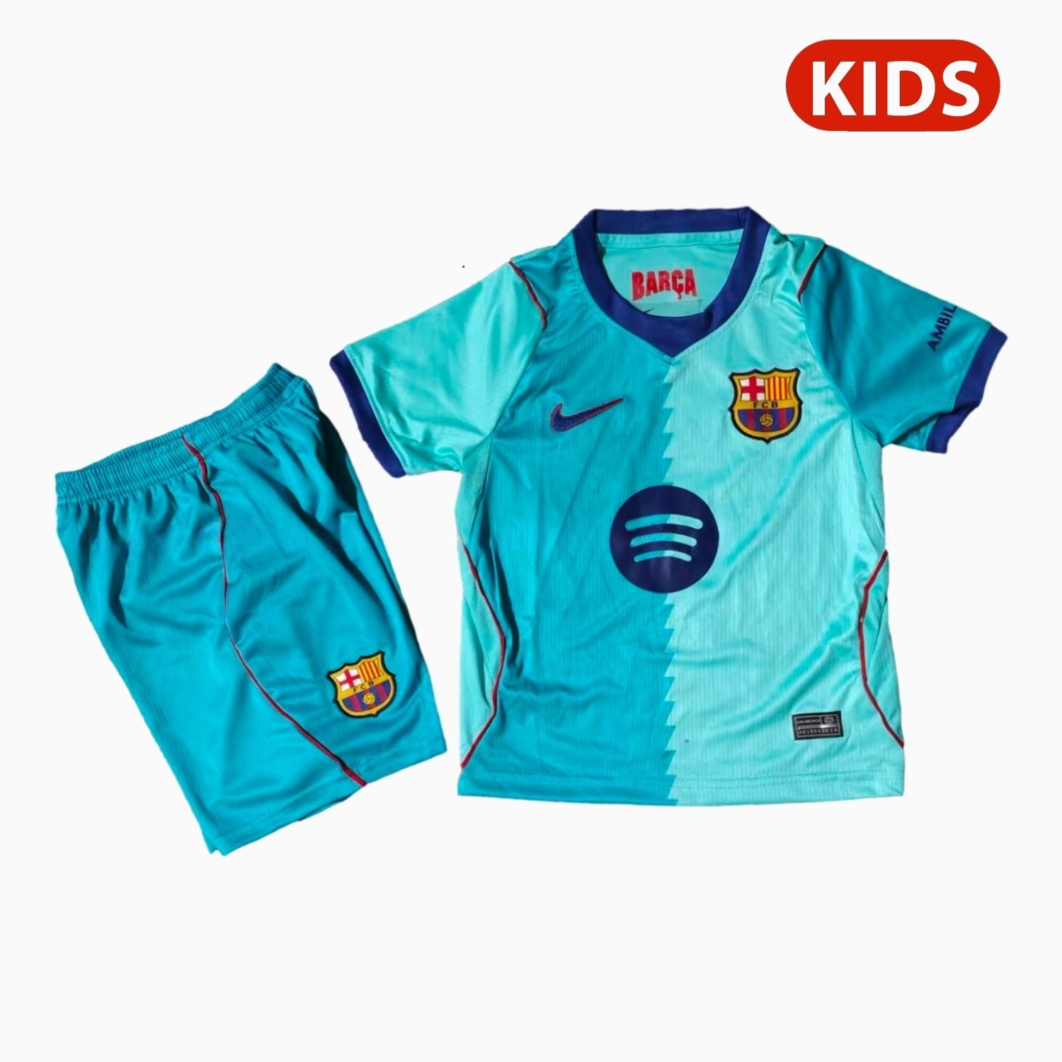 Barcelona 26-27 Third Kids Kit - JerseysGala
