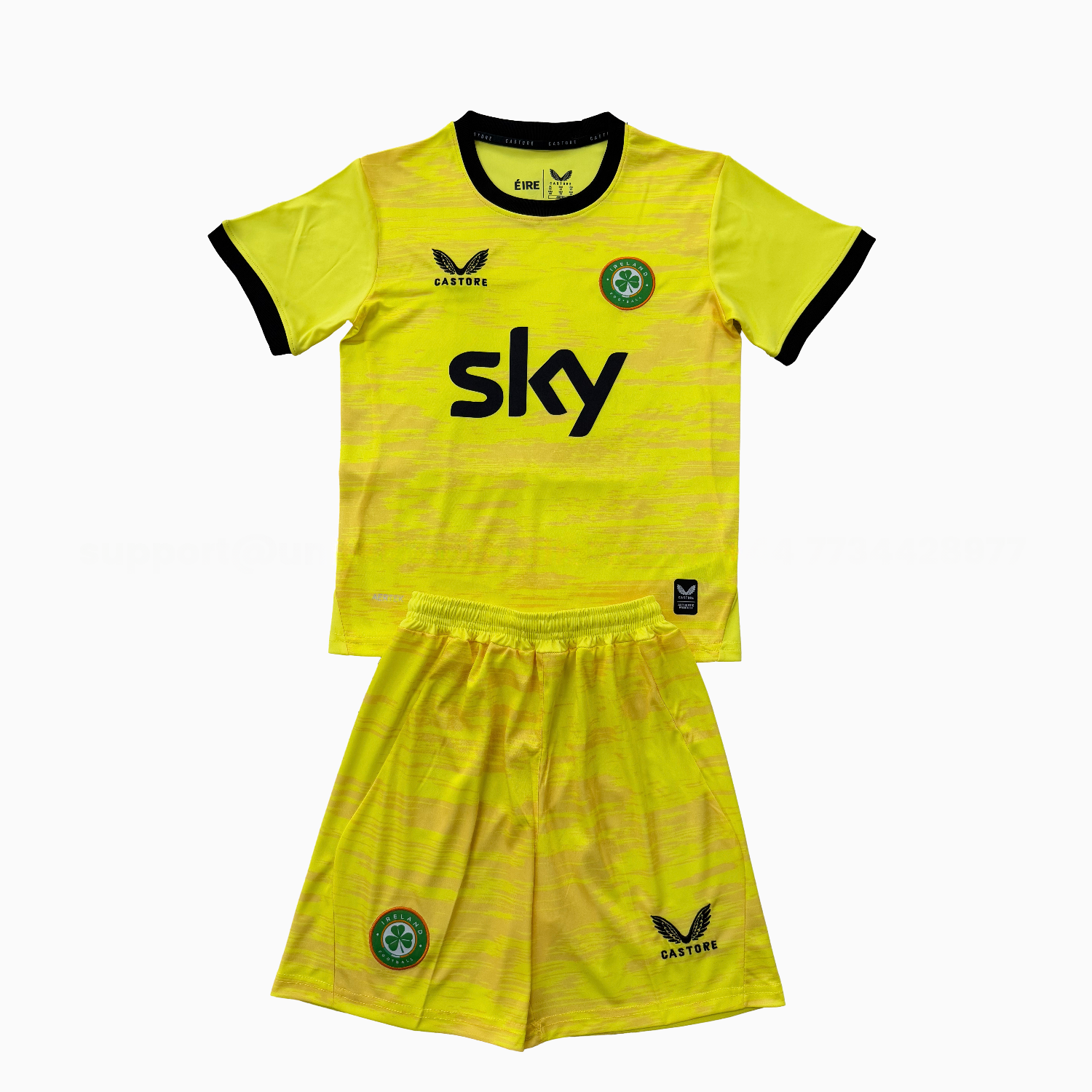 Ireland 2026 Yellow Goalkeeper Men's Adult Jersey Set - Fans Version - JerseysGala