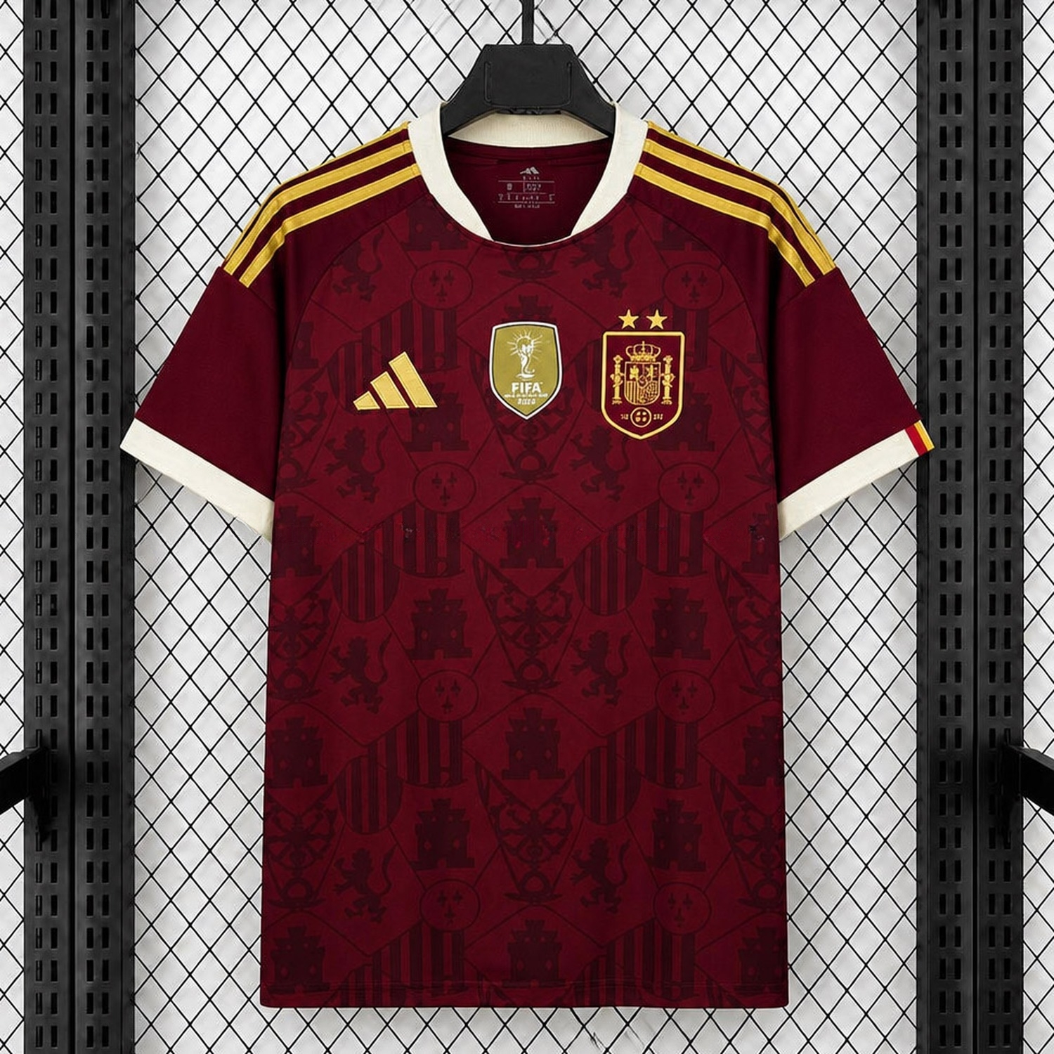 【Two-Crown Star】Spain 2026 World Cup Champions Maroon Special Jersey - Fans Version - JerseysGala