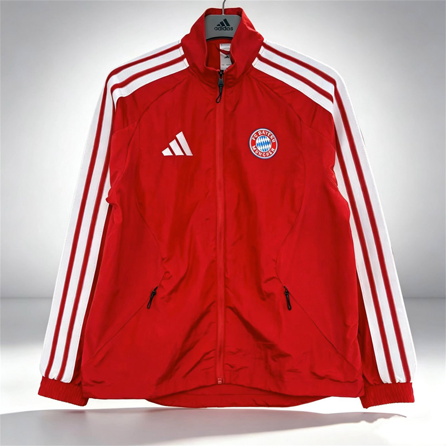 Bayern Munich 26-27 Home Windbreaker Jacket - Red - JerseysGala