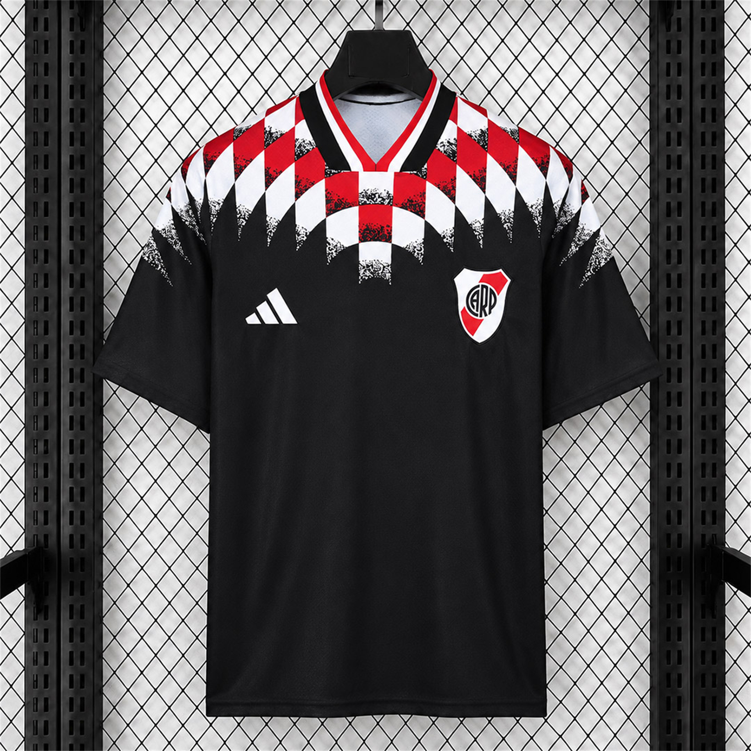 River Plate 26-27 Black Retro Style Jersey - Fans Version - JerseysGala