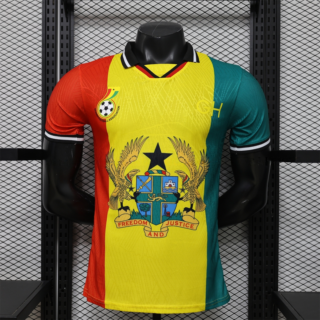 Ghana 2026 Ghana Coat Of Arms Special Jersey - Player Version - JerseysGala