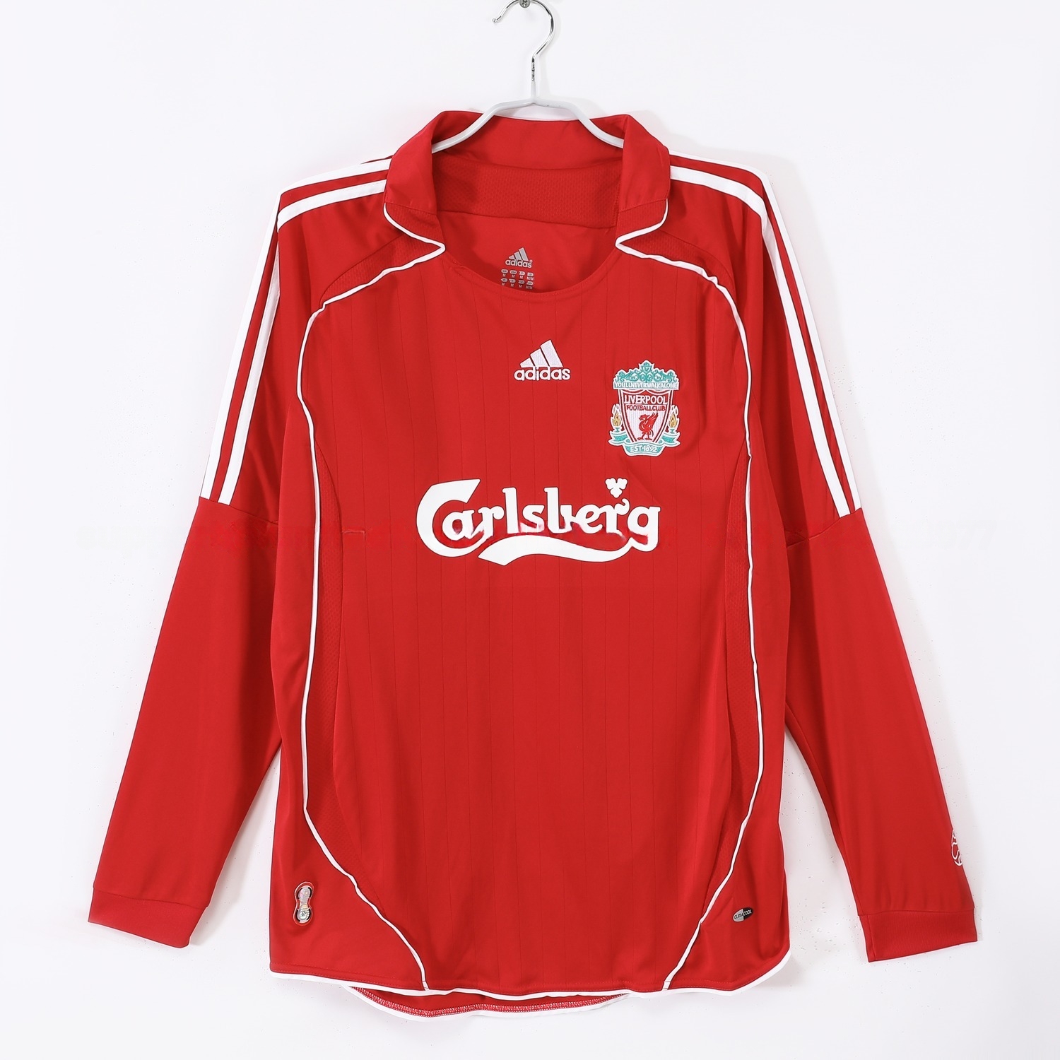 Retro Liver.pool 2006-07 Home Long Sleeves Jersey - JerseysGala