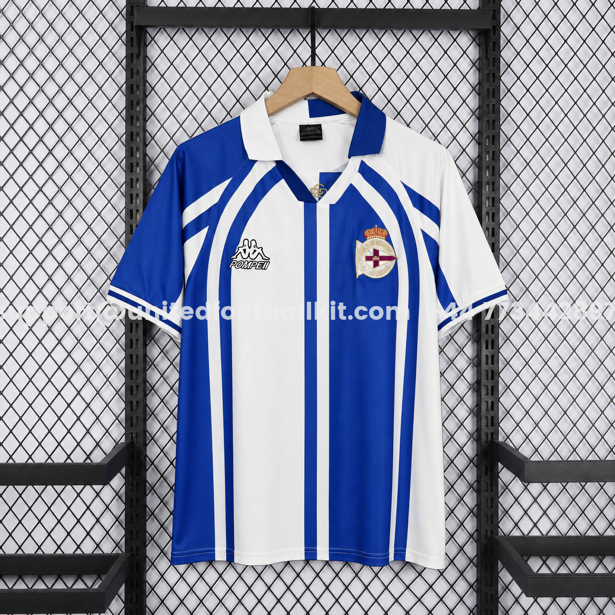 La Coruna 25-26 Retro Style Blue Special Jersey - Fans Version - JerseysGala