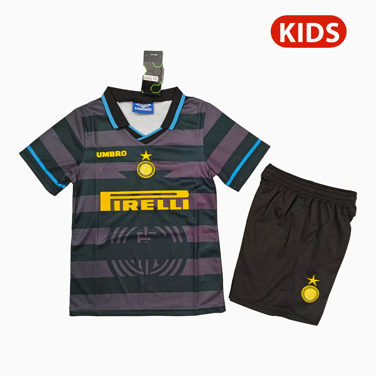 Retro Inter Milan 1997-98 Third Kids Kit - JerseysGala