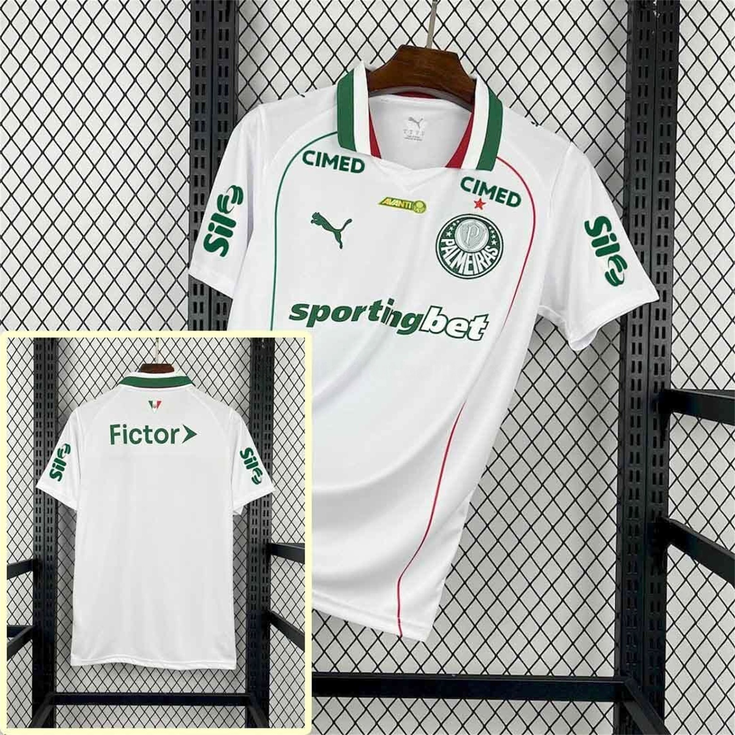 Palmeiras 26-27 Away Jersey With All Sponsors - Fans Version - JerseysGala