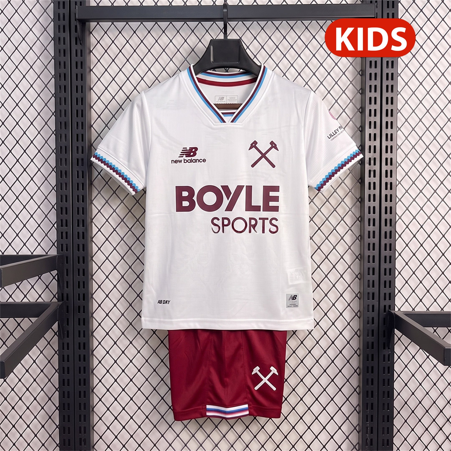 West Ham United 26-27 Away Kids Kit - Fans Version - JerseysGala
