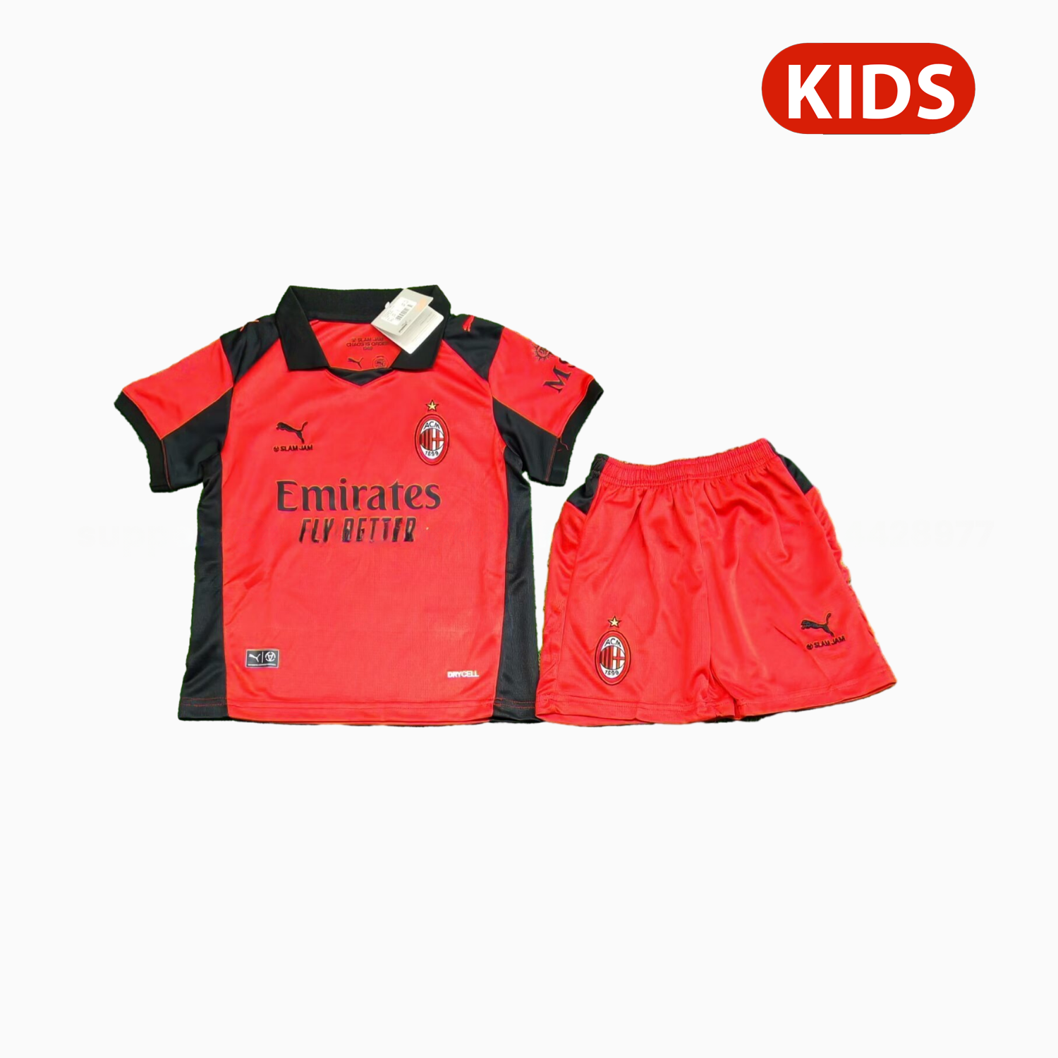 AC Milan 25-26 Fourth Red Kids Kit - JerseysGala