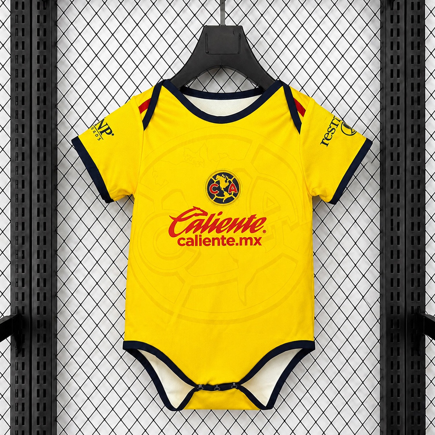 America 26-27 Home Yellow Baby Crawling Suit - JerseysGala