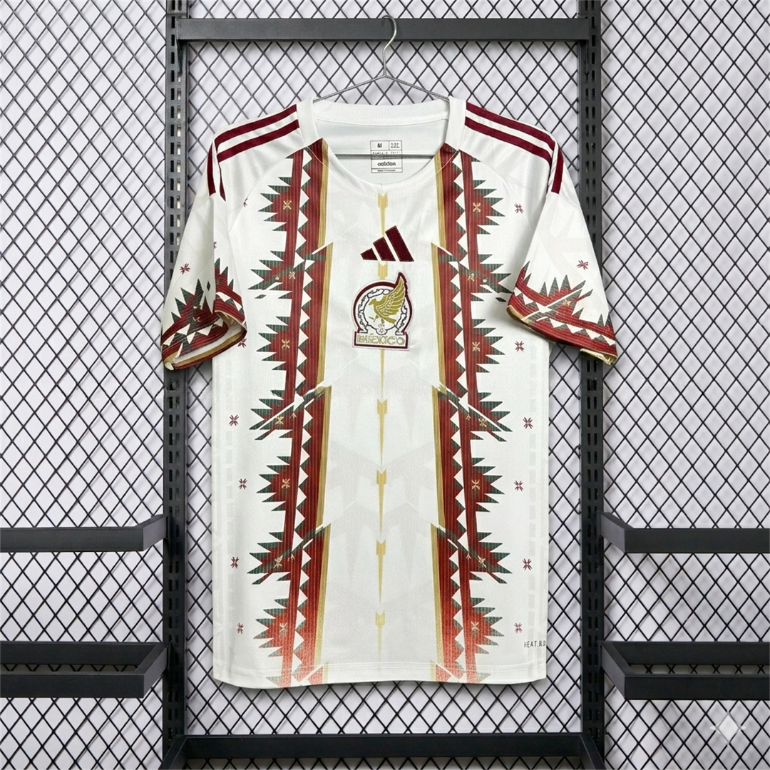 Mexico 2026 Thorn Pattern White Special Jersey - Fans Version - JerseysGala