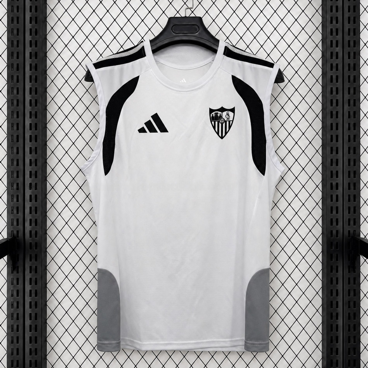 Sevilla 26-27 White Training Vest - Fans Version - JerseysGala