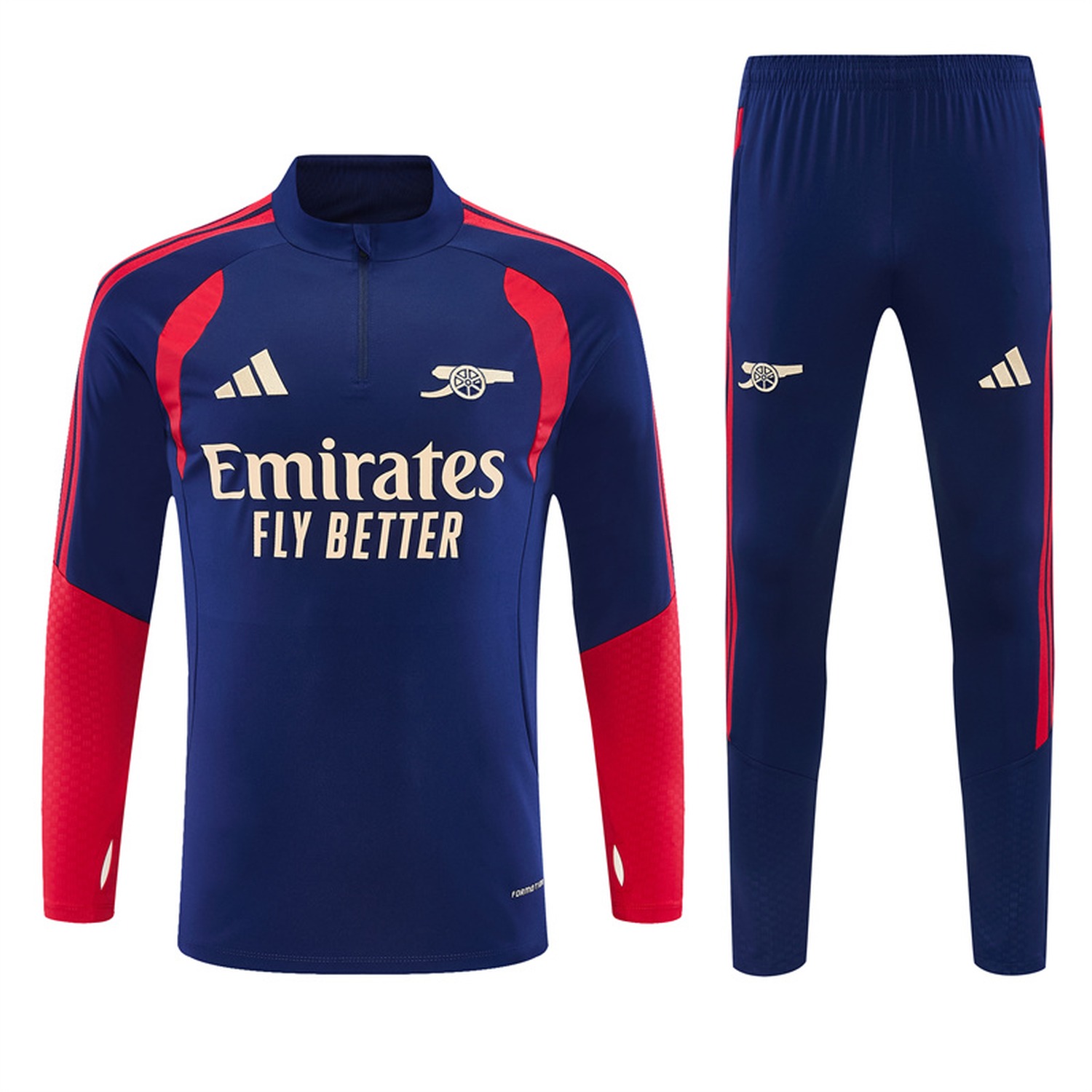 Arsenal 26-27 Kids Long Sleeve Training Set - Royal Blue Top & Royal Blue Pants - JerseysGala