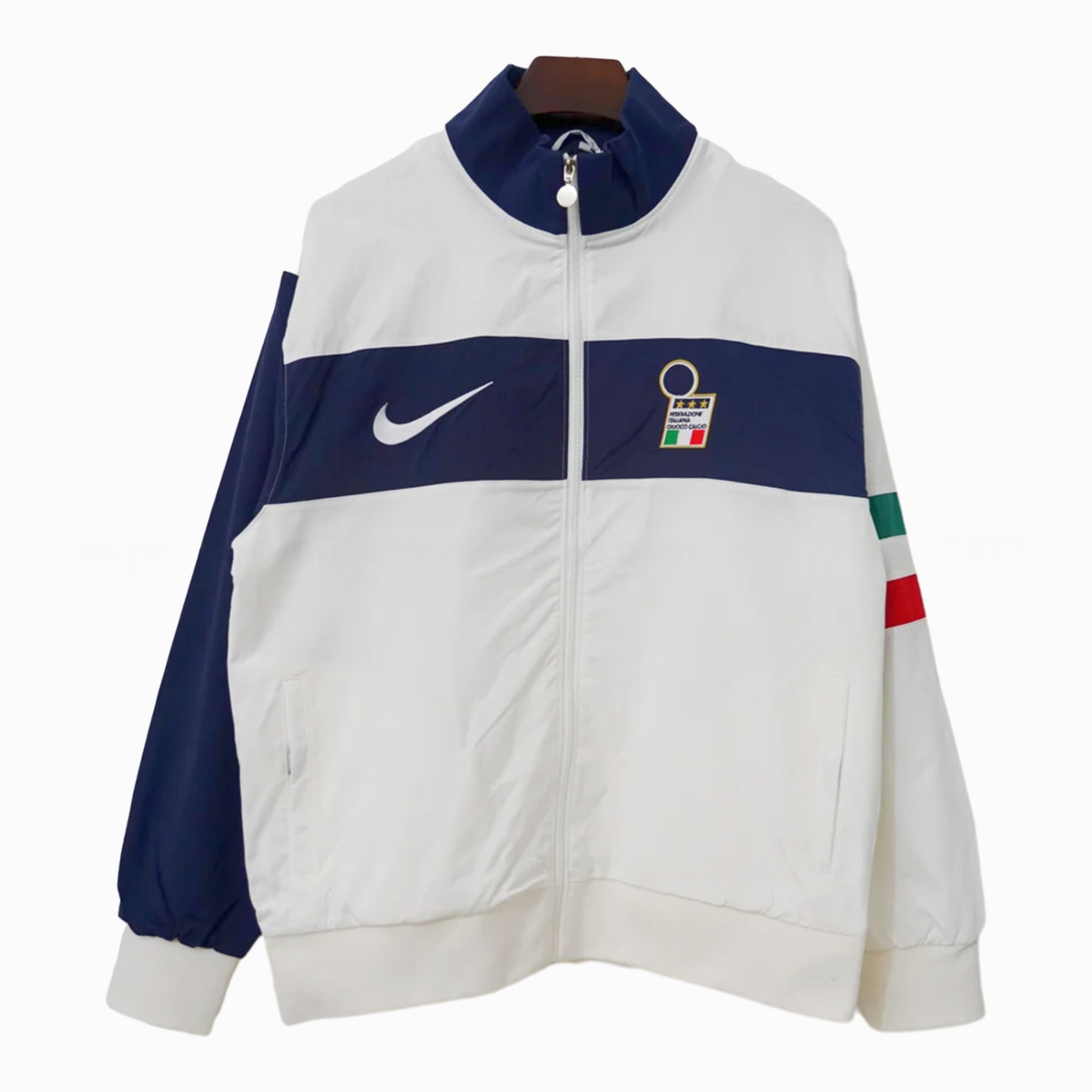 Retro Italy 1996 Windbreaker Jacket - White - JerseysGala