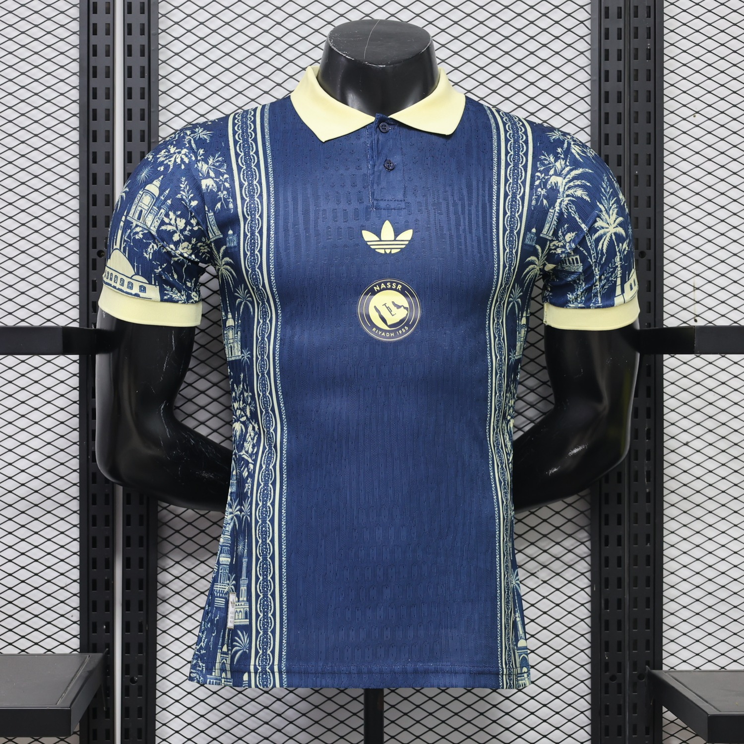 Al Nassr Riyadh Victory 26-27 Navy Blue Special Jersey - Player Version - JerseysGala