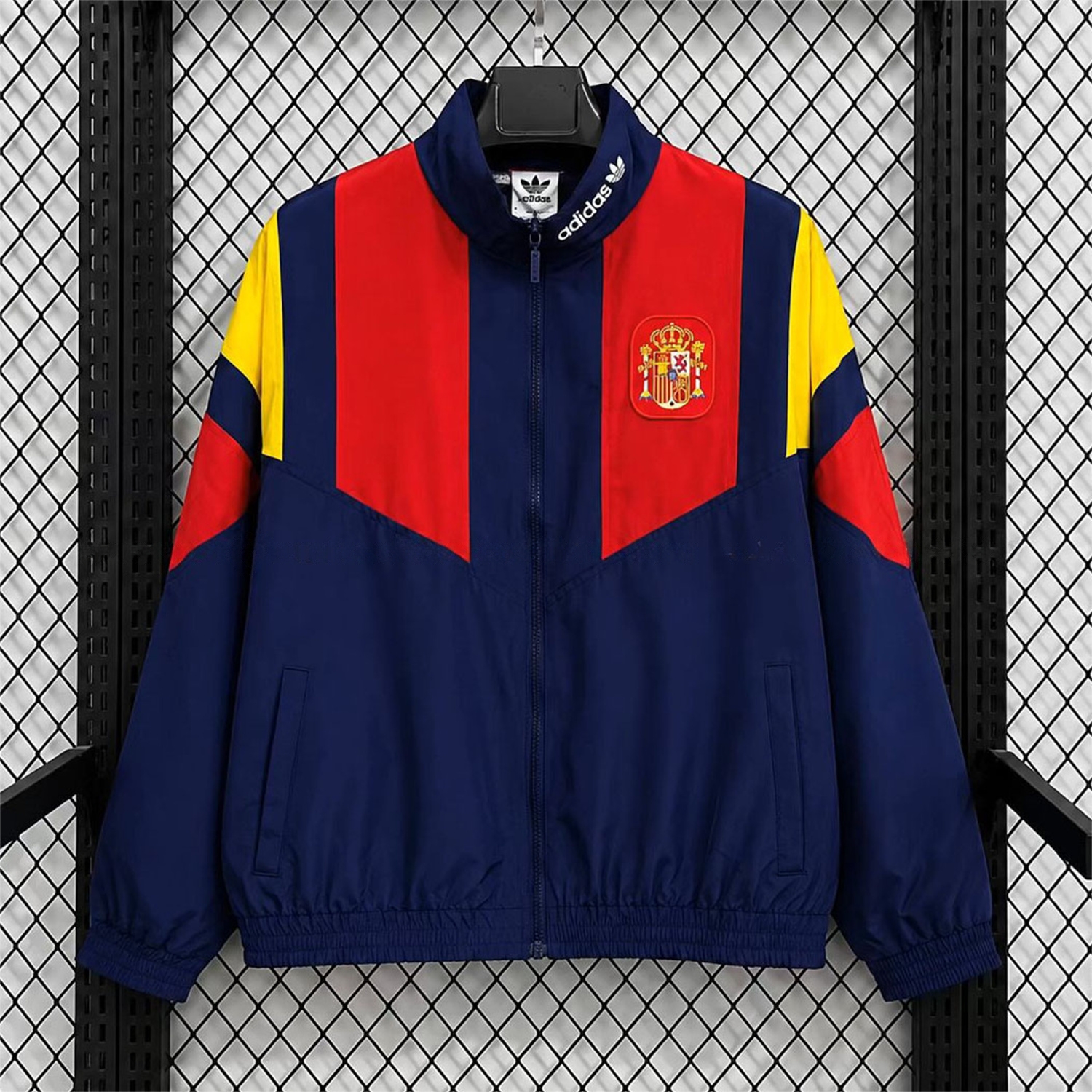 Spain 2026 EQT Windbreaker Jackety - Blue - JerseysGala