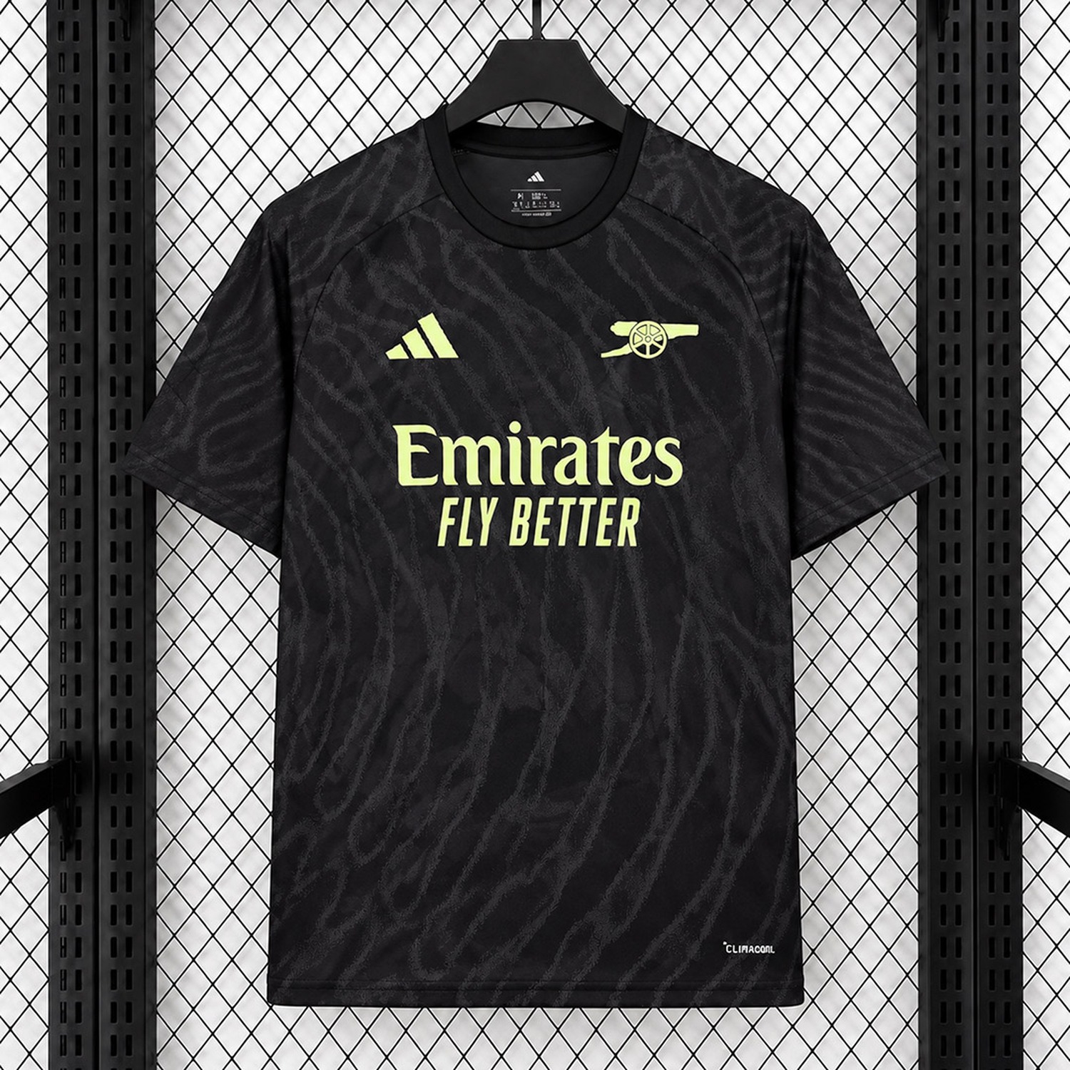 Arsenal 26-27 Home Pre-Match Black Grey Training Jersey - Fans Version - JerseysGala