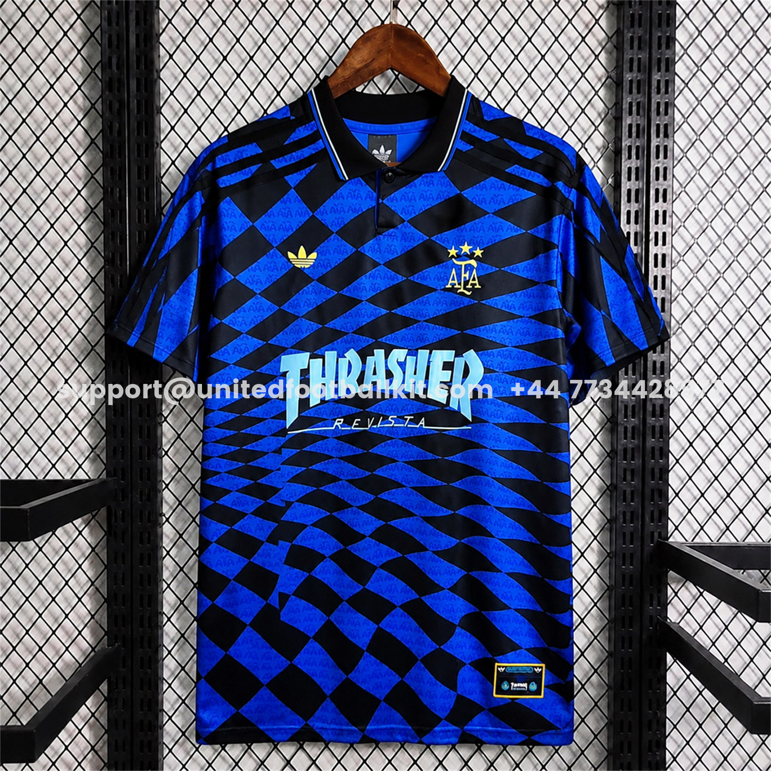 Argentina 2026 Blue With Black Geometric Special Jersey - Fans Version - JerseysGala