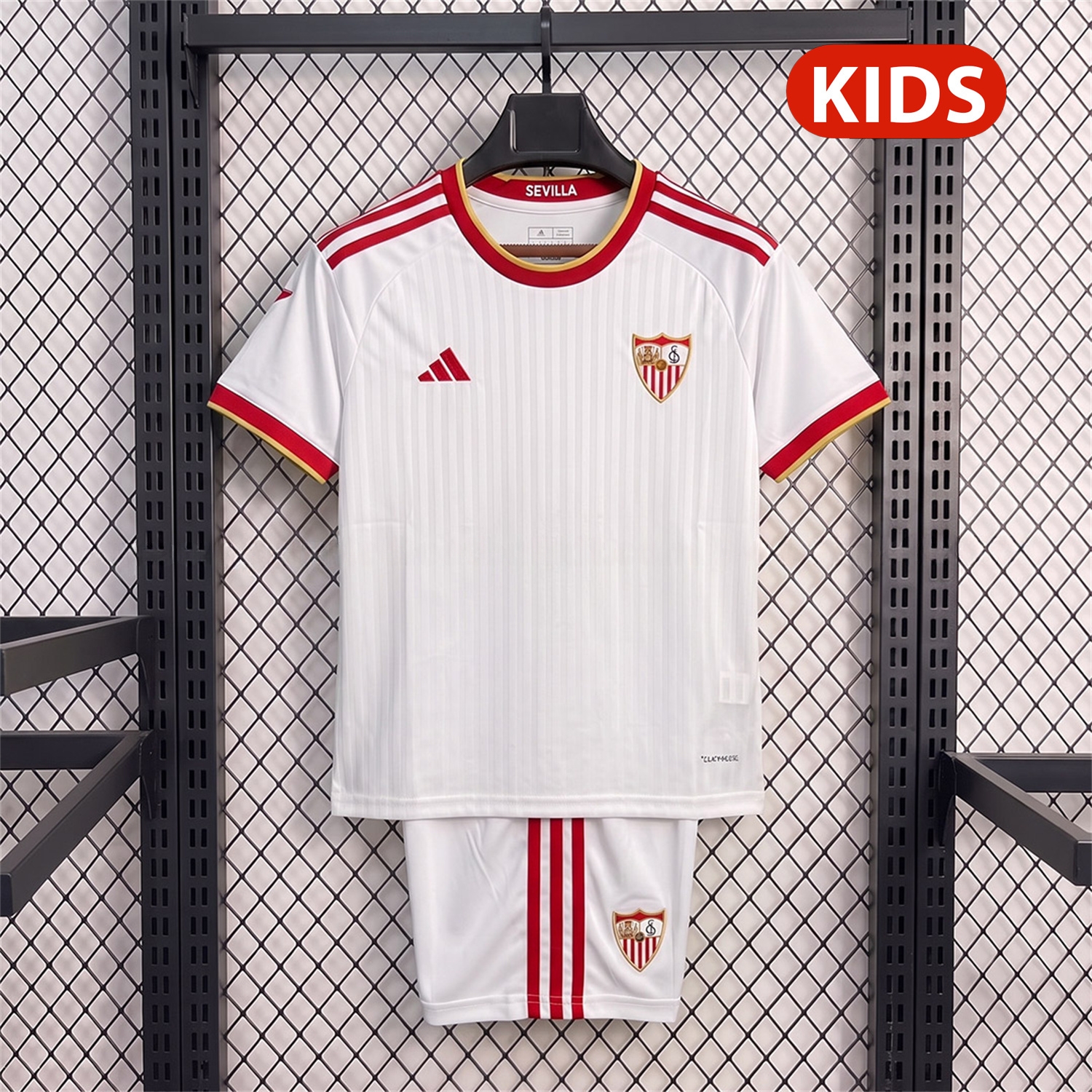 Sevilla 26-27 Home Kids Kit - Fans Version - JerseysGala