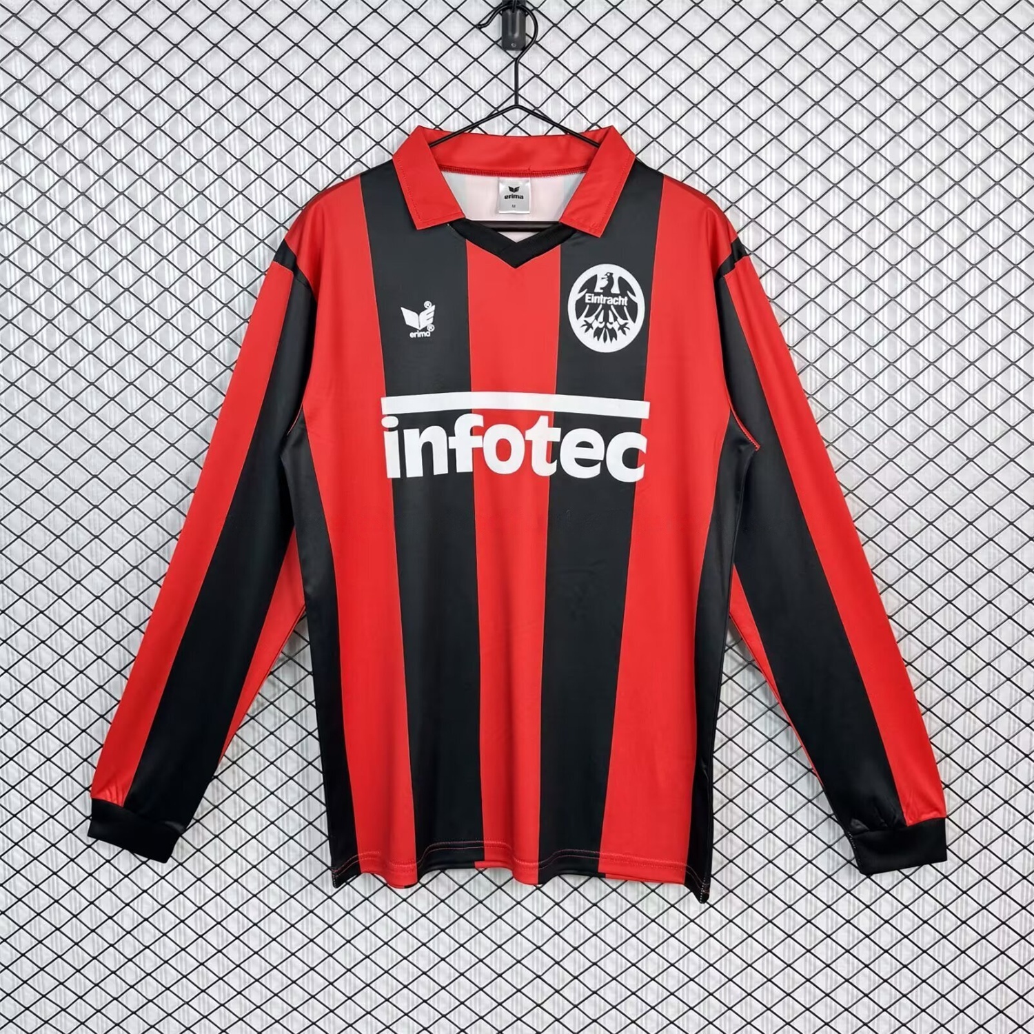 Retro Frankfurt 1983-84 Home Long Sleeves Jersey - JerseysGala