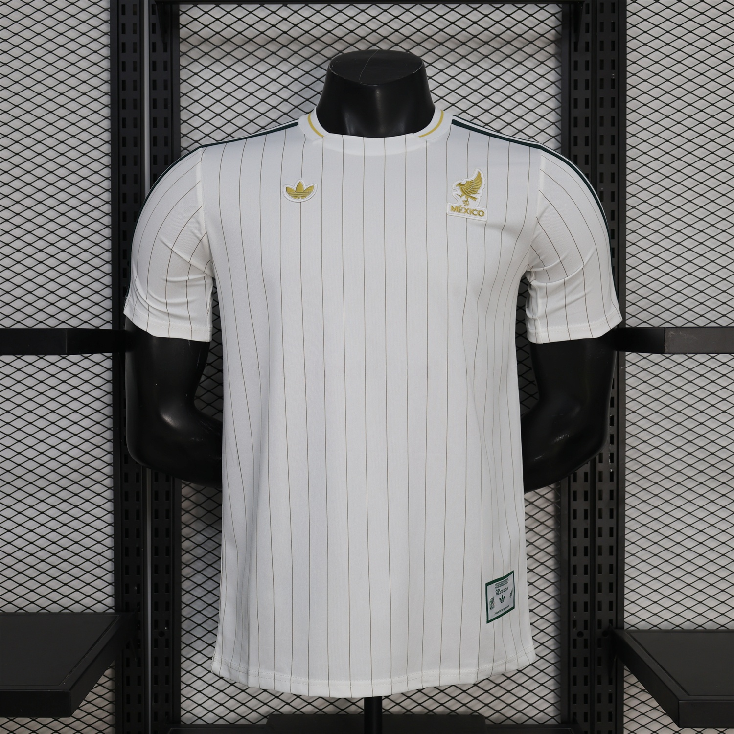 Mexico 2026 Terrace Icon Retro Casual Style White Jersey - Player Version - JerseysGala