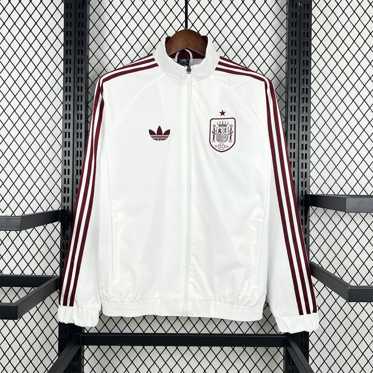 Spain 2026 Away Windbreaker Jacket - White - JerseysGala