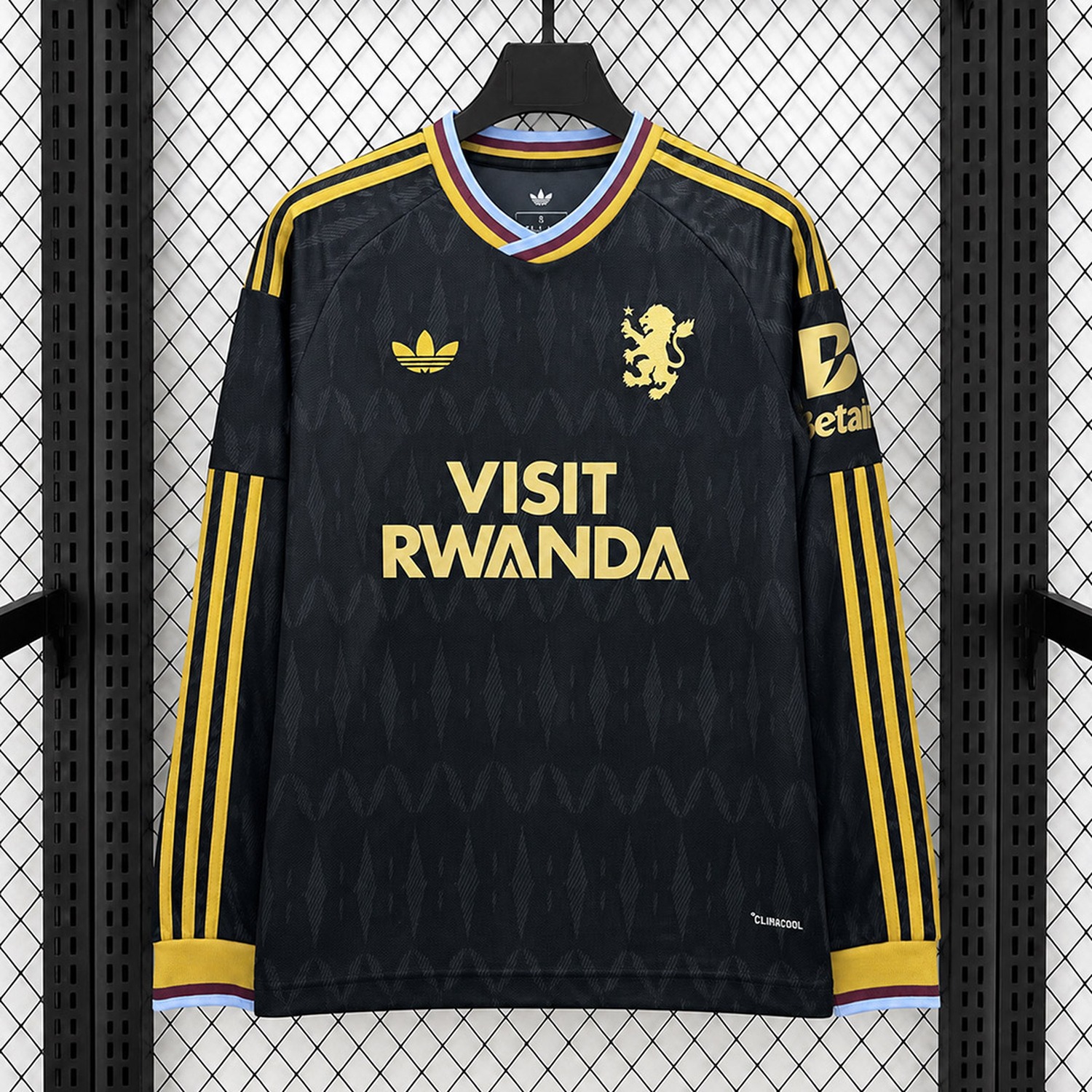 Aston Villa 26-27 Away Long Sleeves Jersey - Fans Version - JerseysGala