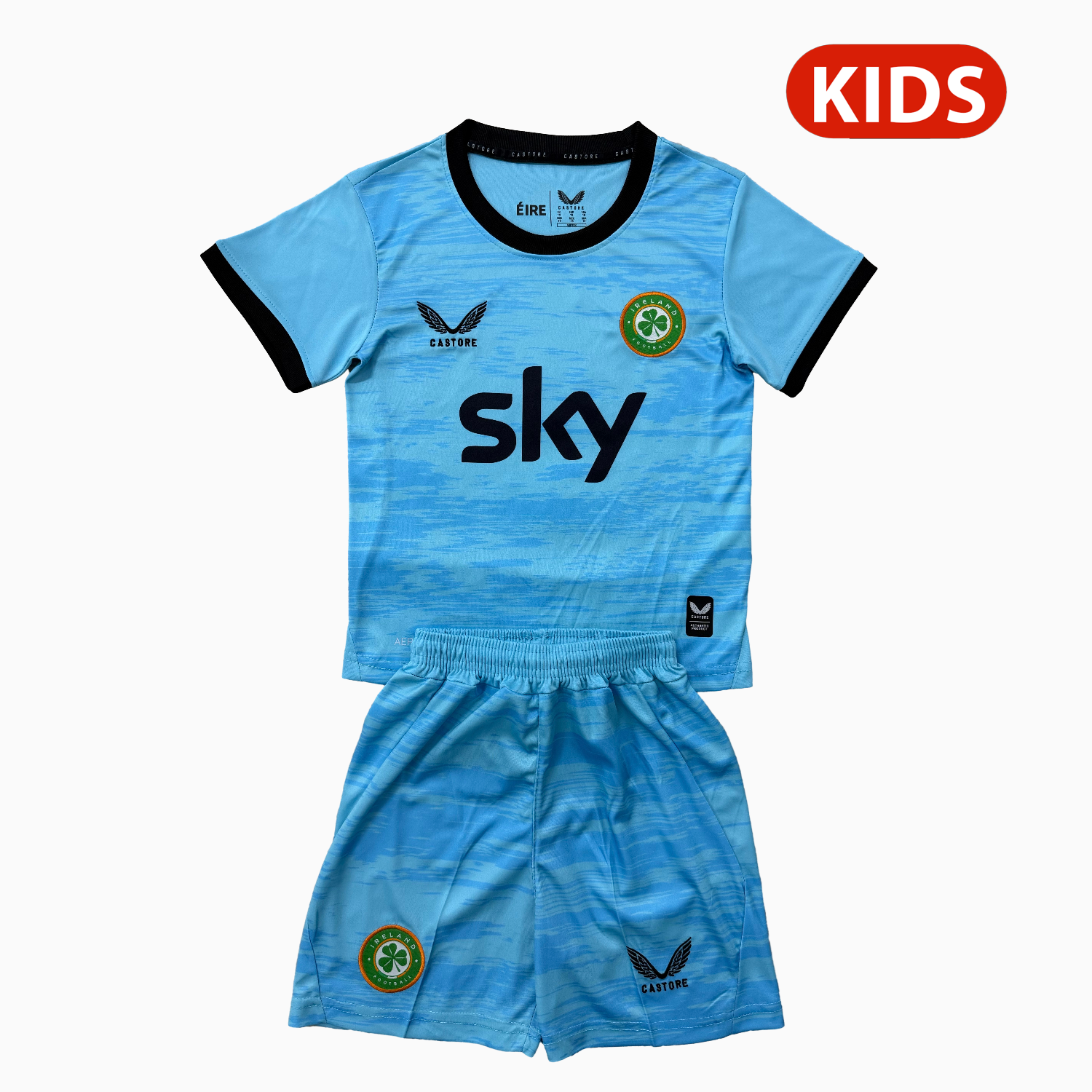 Ireland 2026 Blue Goalkeeper Kids Kit - JerseysGala