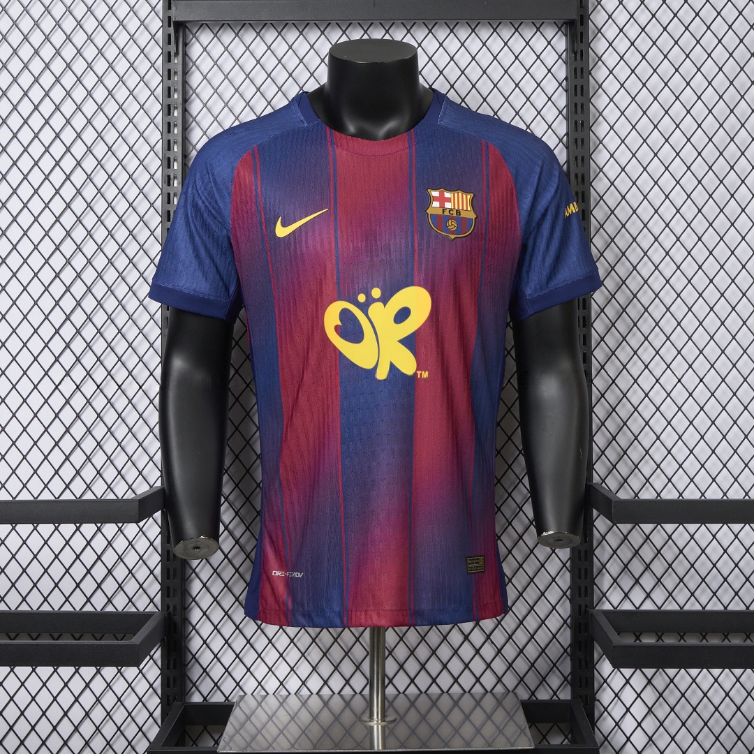 Barcelona 25-26 x Olivia Rodrigo Co-Branded Home Jersey - Player Version - JerseysGala