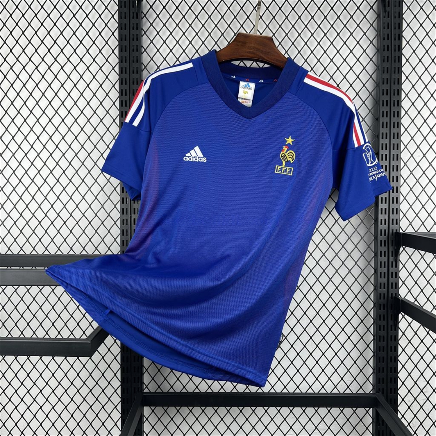 Retro France 2002 Home Jersey - Fans Version - JerseysGala