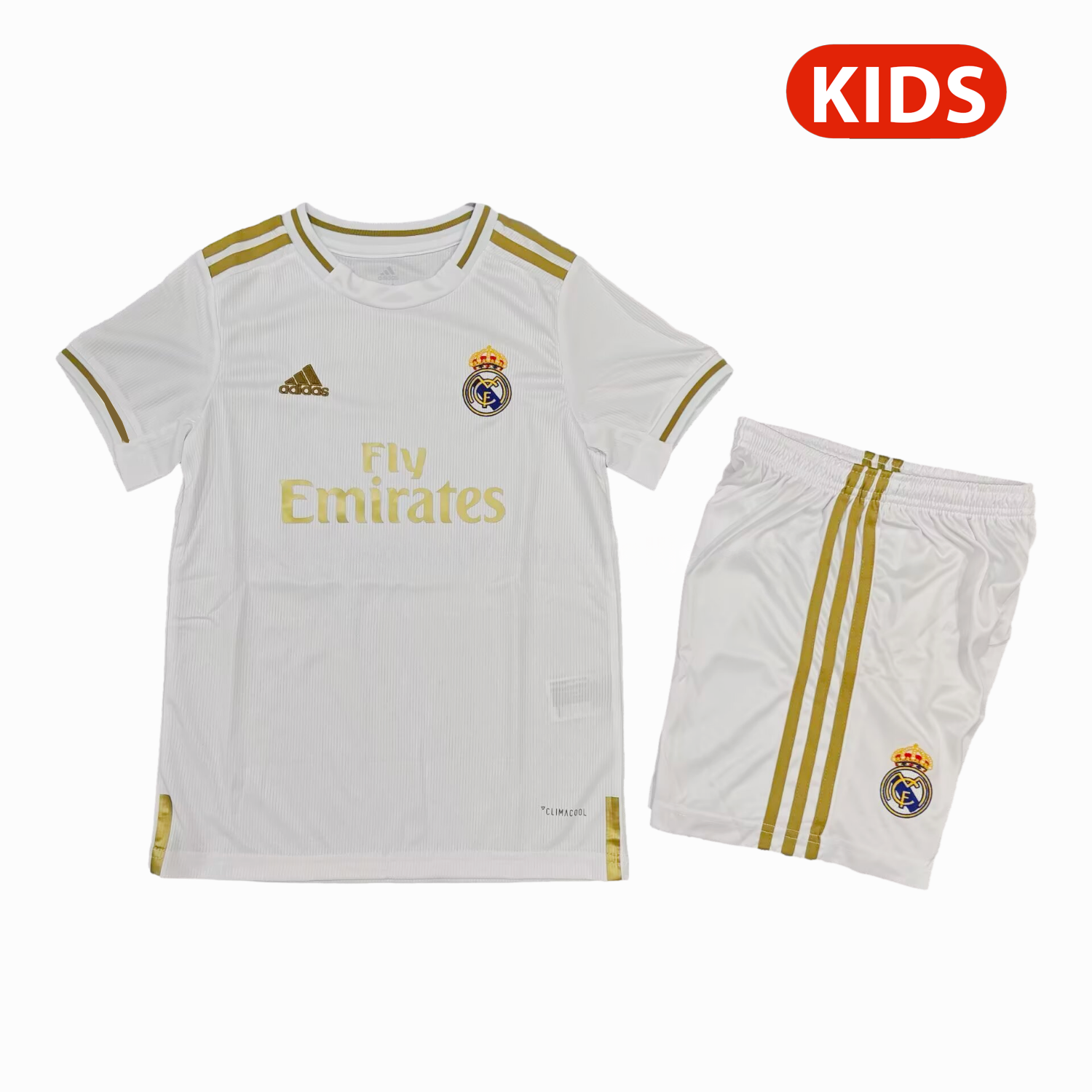 Retro Real Madrid 2019-20 Home Kids Kit - JerseysGala