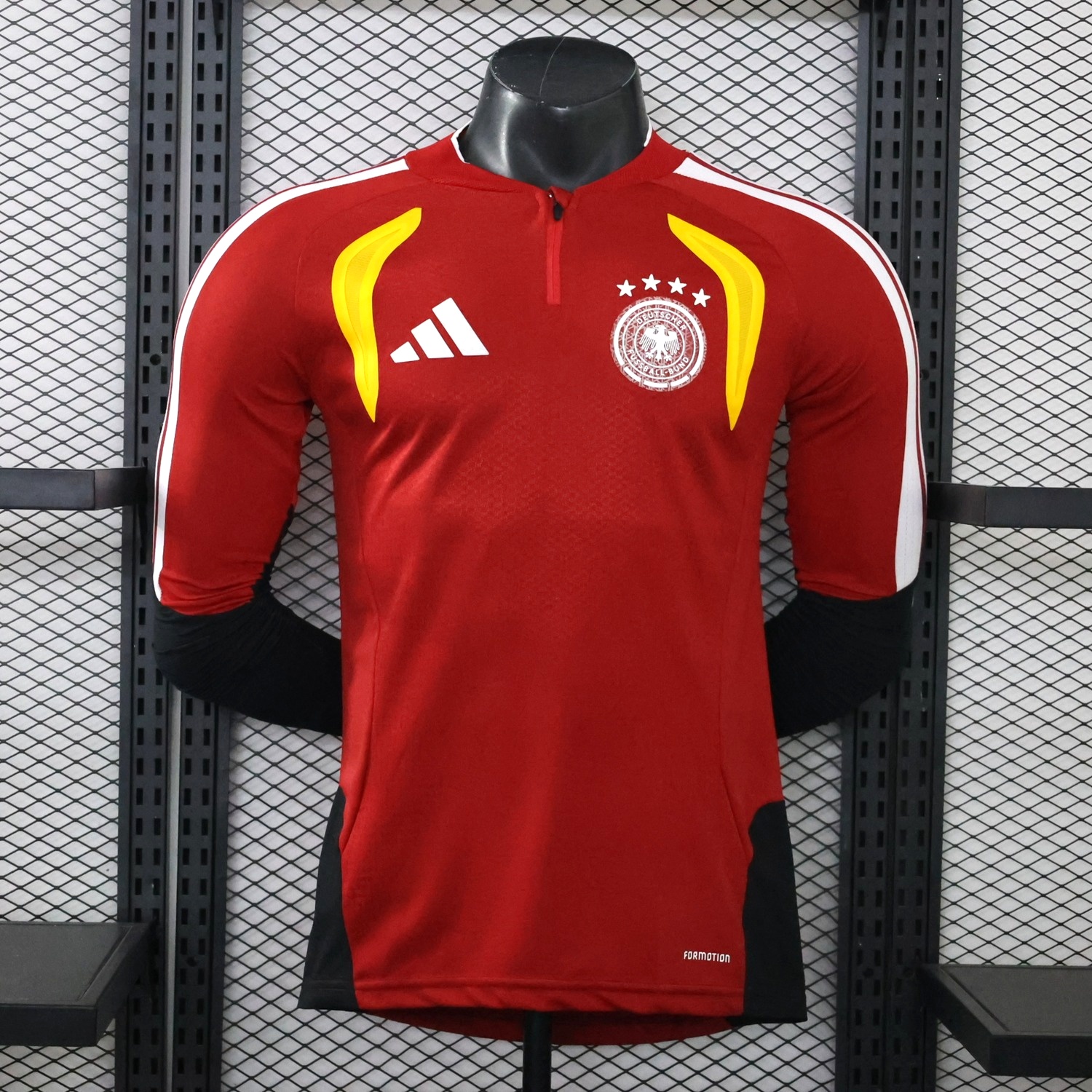 Germany 2026 Red Long Sleeves Training Jersey - Player Version - JerseysGala
