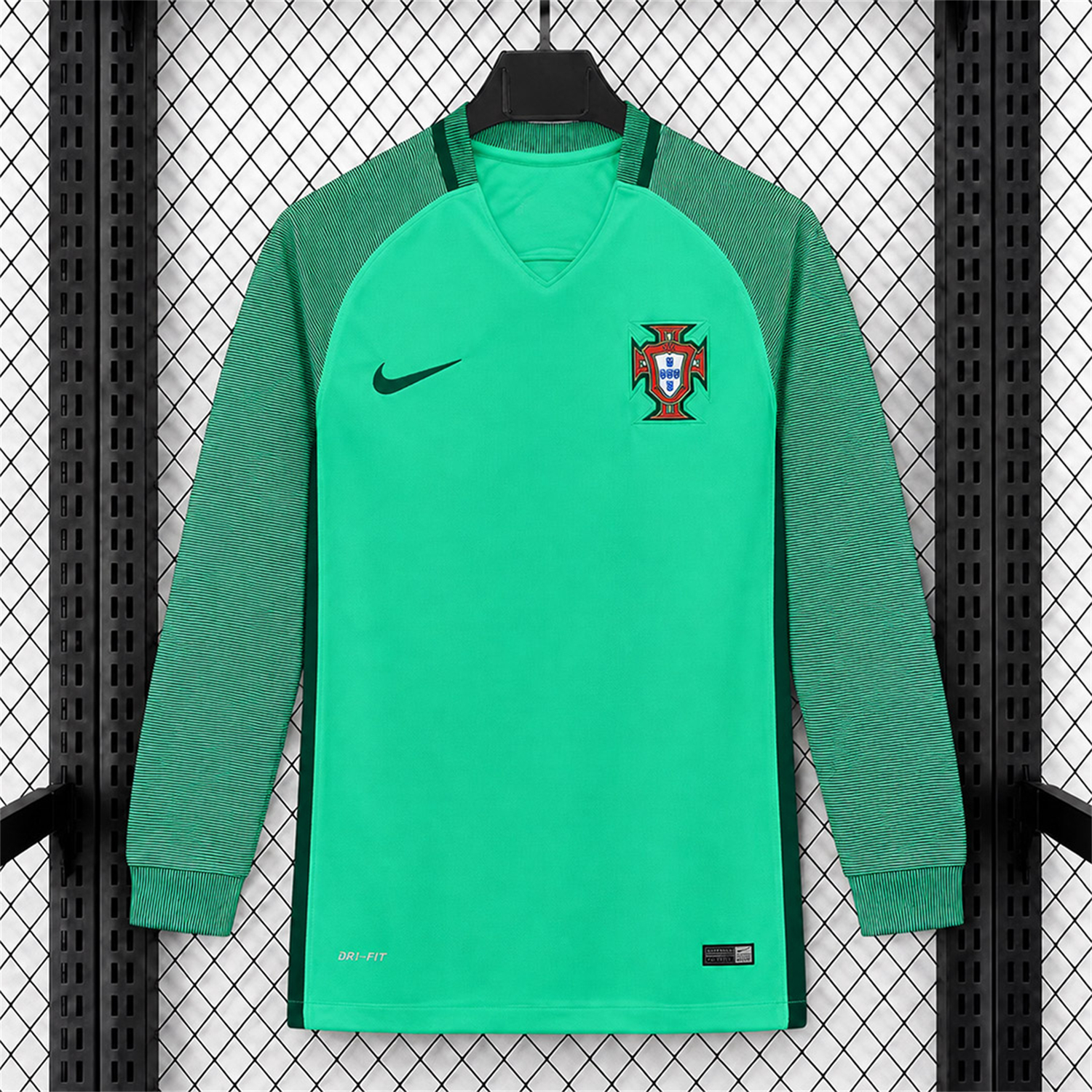 Retro Portugal 2016 Away Long Sleeves Jersey - Fans Version - JerseysGala