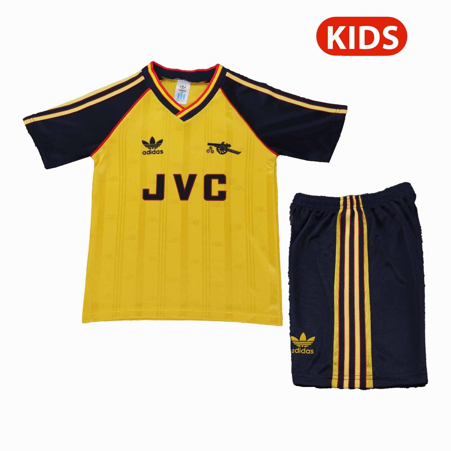 Retro Arsenal 1988-90 Away Kids Kit - JerseysGala