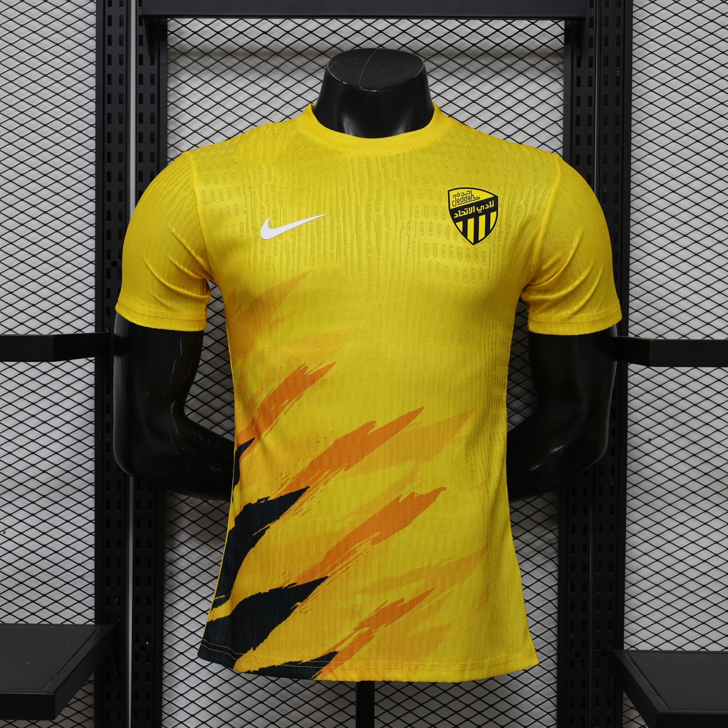 Al Ittihad Jeddah United 26-27 Yellow Training Jersey - Player Version - JerseysGala