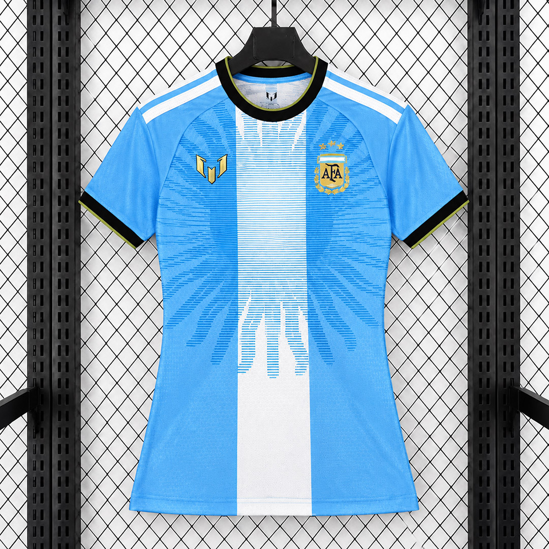 Women's Argentina 2026 Messi Last Match Anniversary Special Jersey - Fans Version - JerseysGala