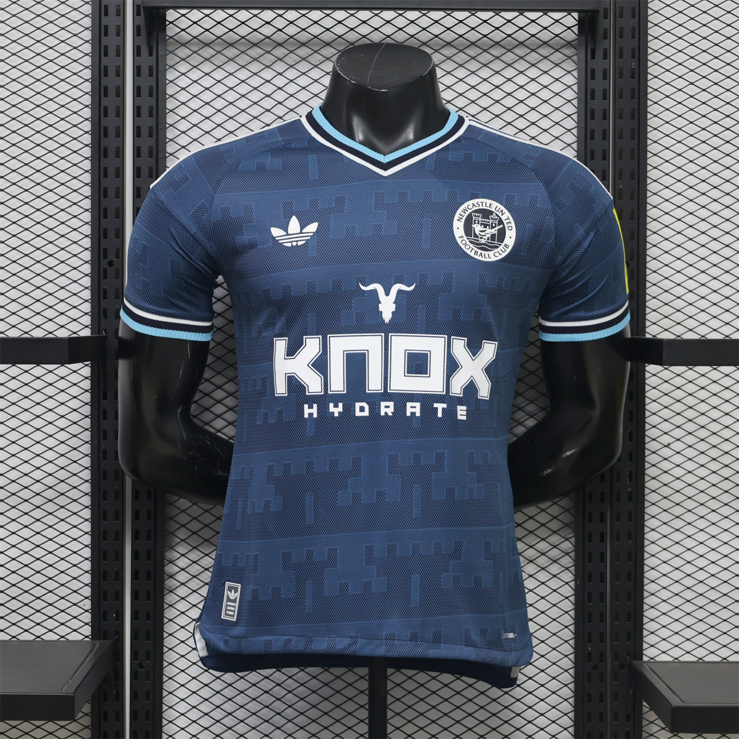 Newcastle United 26-27 Away Jersey With Sponsors - Player Version - JerseysGala