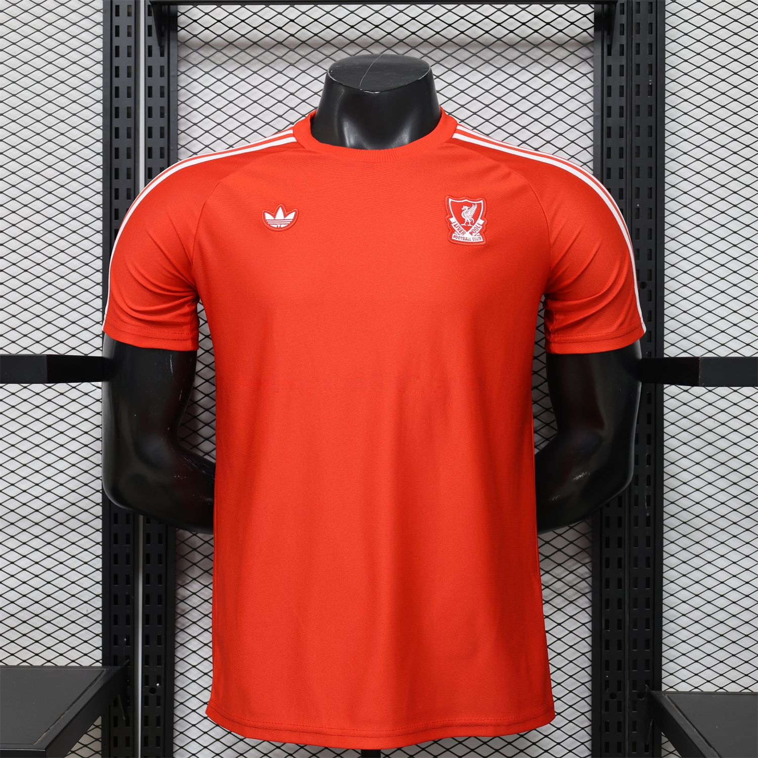 Liver.pool 25-26 Terrace Icon Retro Casual Style Red Jersey - Player Version - JerseysGala