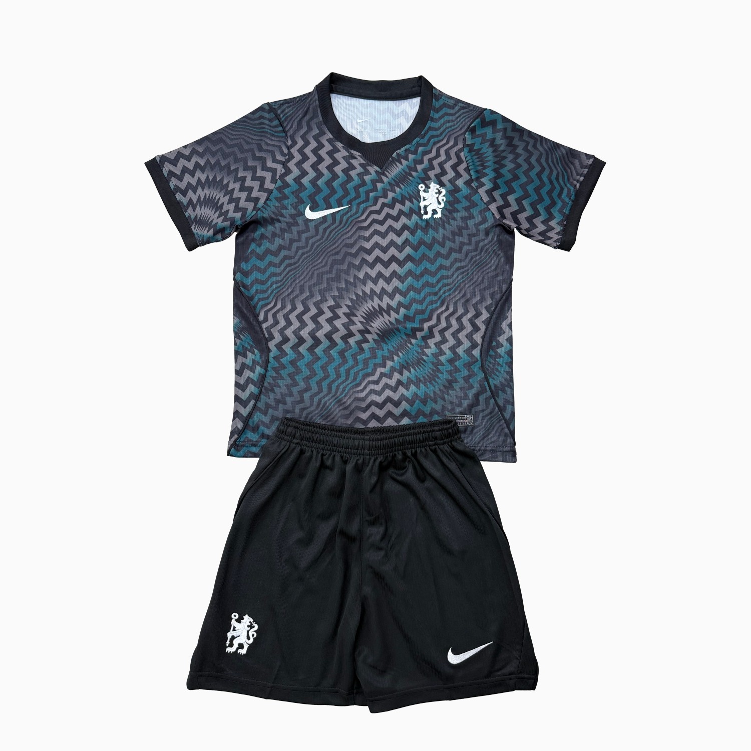 C.H.E.L.S.E.A 26-27 Black Goalkeeper Men's Adult Jersey Set - Fans Version - JerseysGala